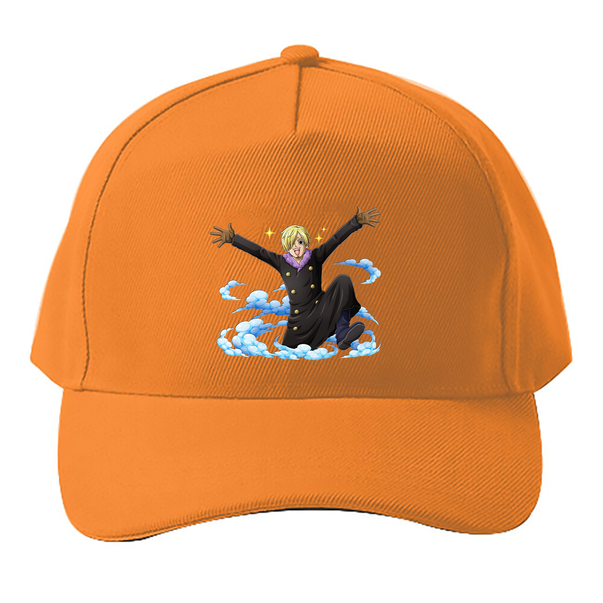 （画像用） ワンピース サンジ ONE PIECE Sanji ベースボールキャップ 綿100％ 男女兼用 帽子 スポーツ