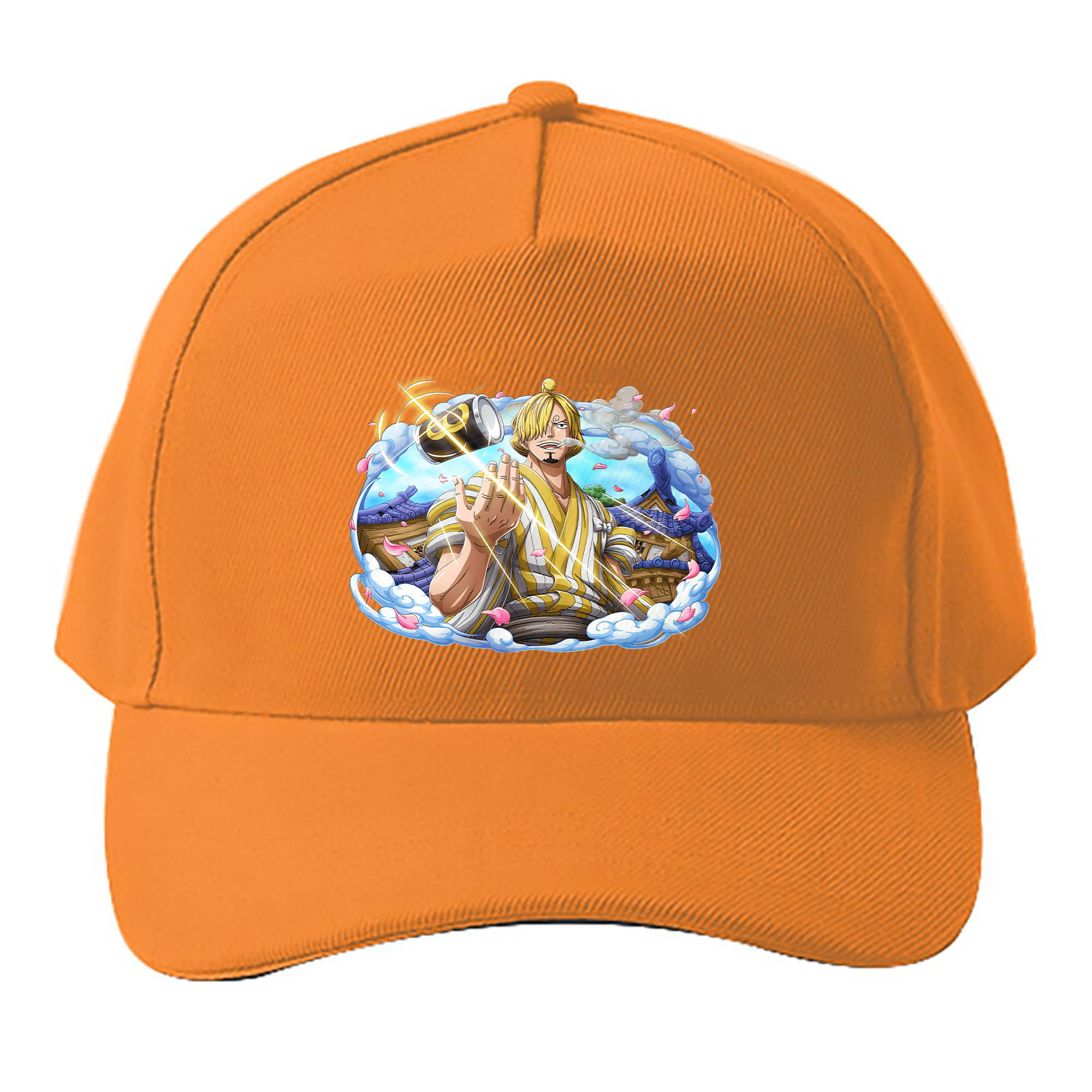 （画像用） ワンピース サンジ ONE PIECE Sanji ベースボールキャップ 綿100％ 男女兼用 帽子 スポーツ