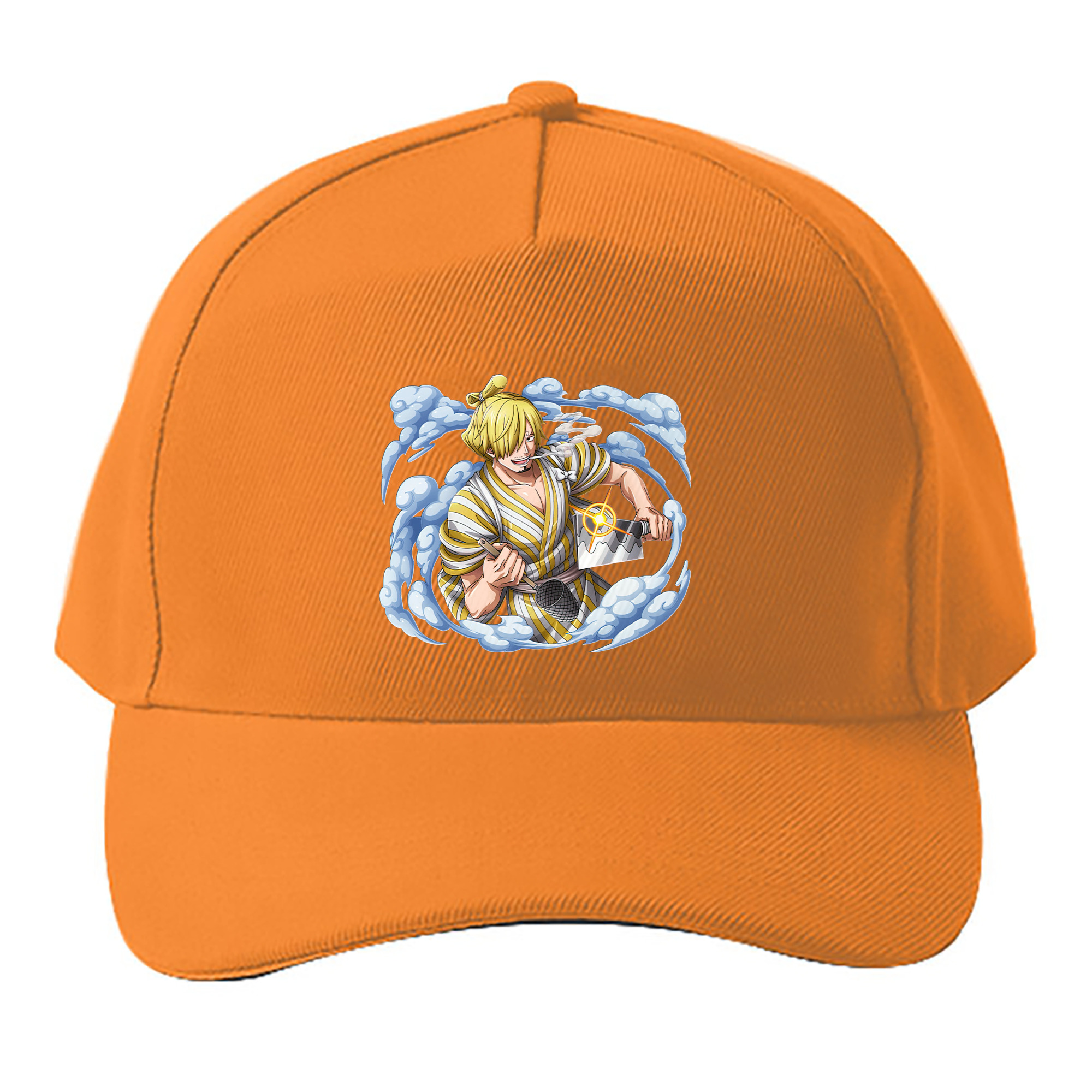（画像用） ワンピース サンジ ONE PIECE Sanji ベースボールキャップ 綿100％ 男女兼用 帽子 スポーツ