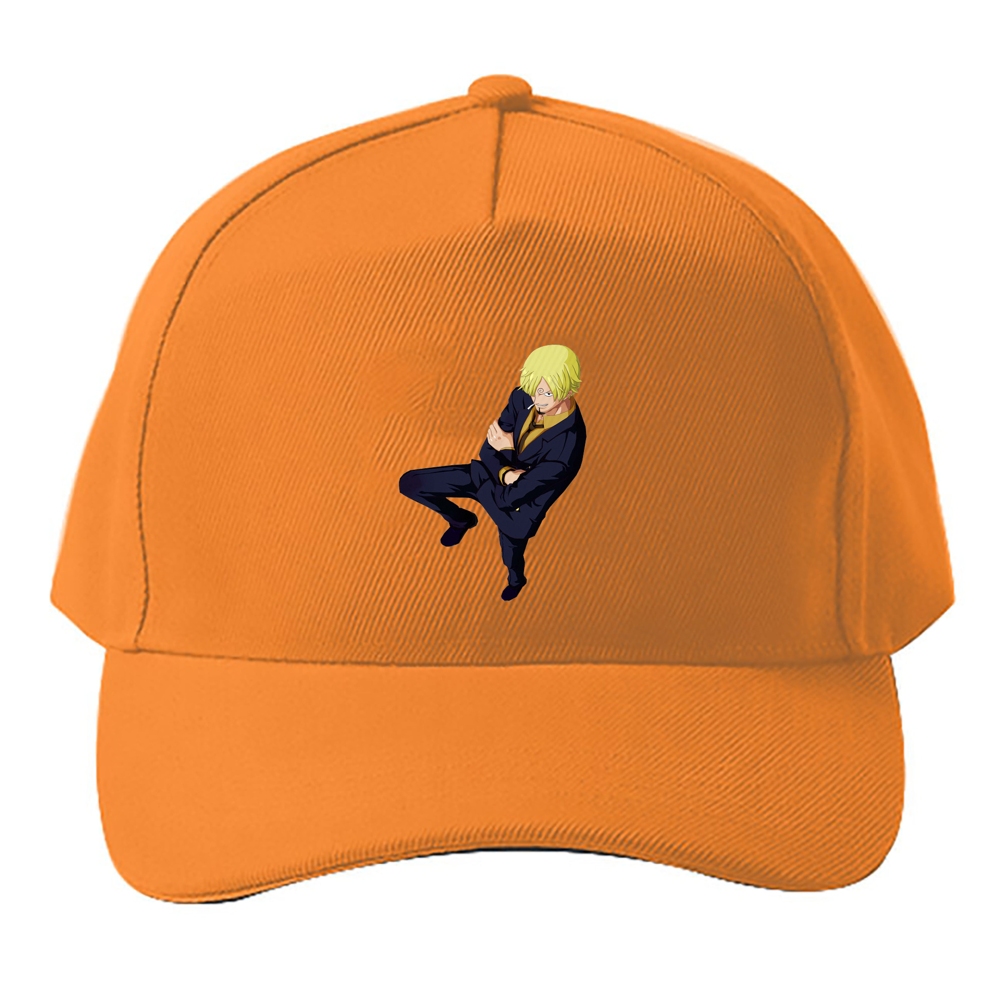 （画像用） ワンピース サンジ ONE PIECE Sanji ベースボールキャップ 綿100％ 男女兼用 帽子 スポーツ