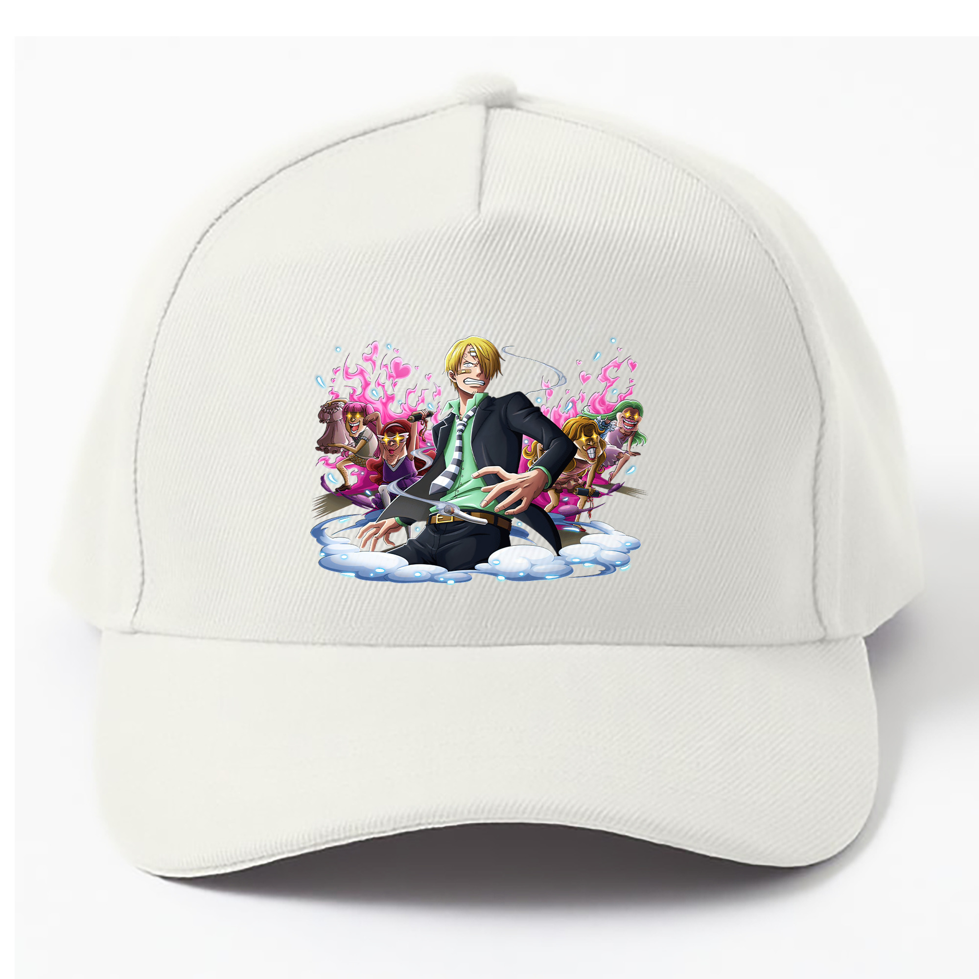 （画像用） ワンピース サンジ ONE PIECE Sanji ベースボールキャップ 綿100％ 男女兼用 帽子 スポーツ