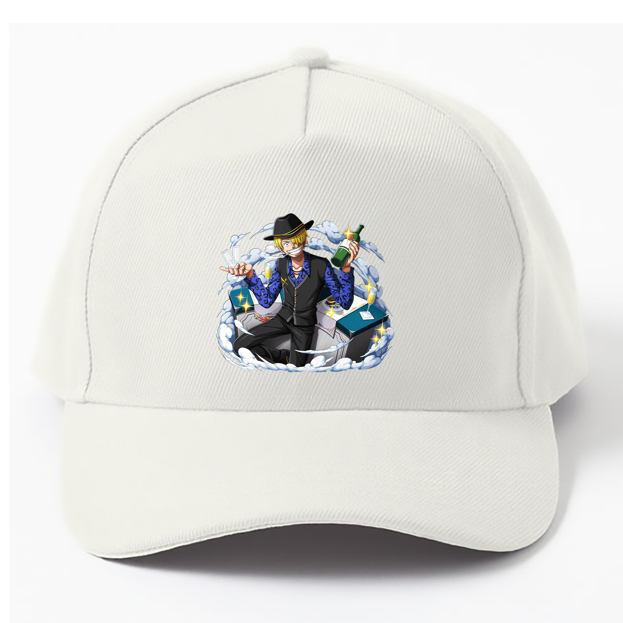 （画像用） ワンピース サンジ ONE PIECE Sanji ベースボールキャップ 綿100％ 男女兼用 帽子 スポーツ