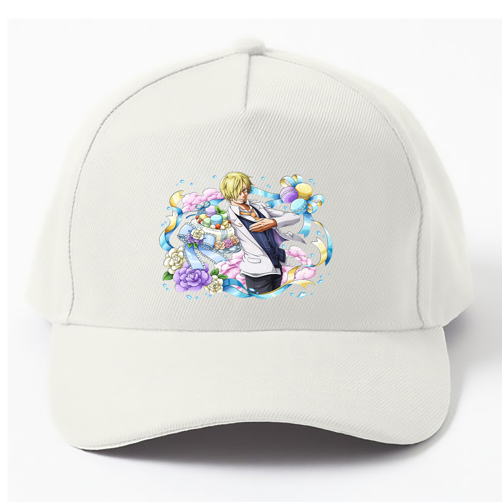 （画像用） ワンピース サンジ ONE PIECE Sanji ベースボールキャップ 綿100％ 男女兼用 帽子 スポーツ