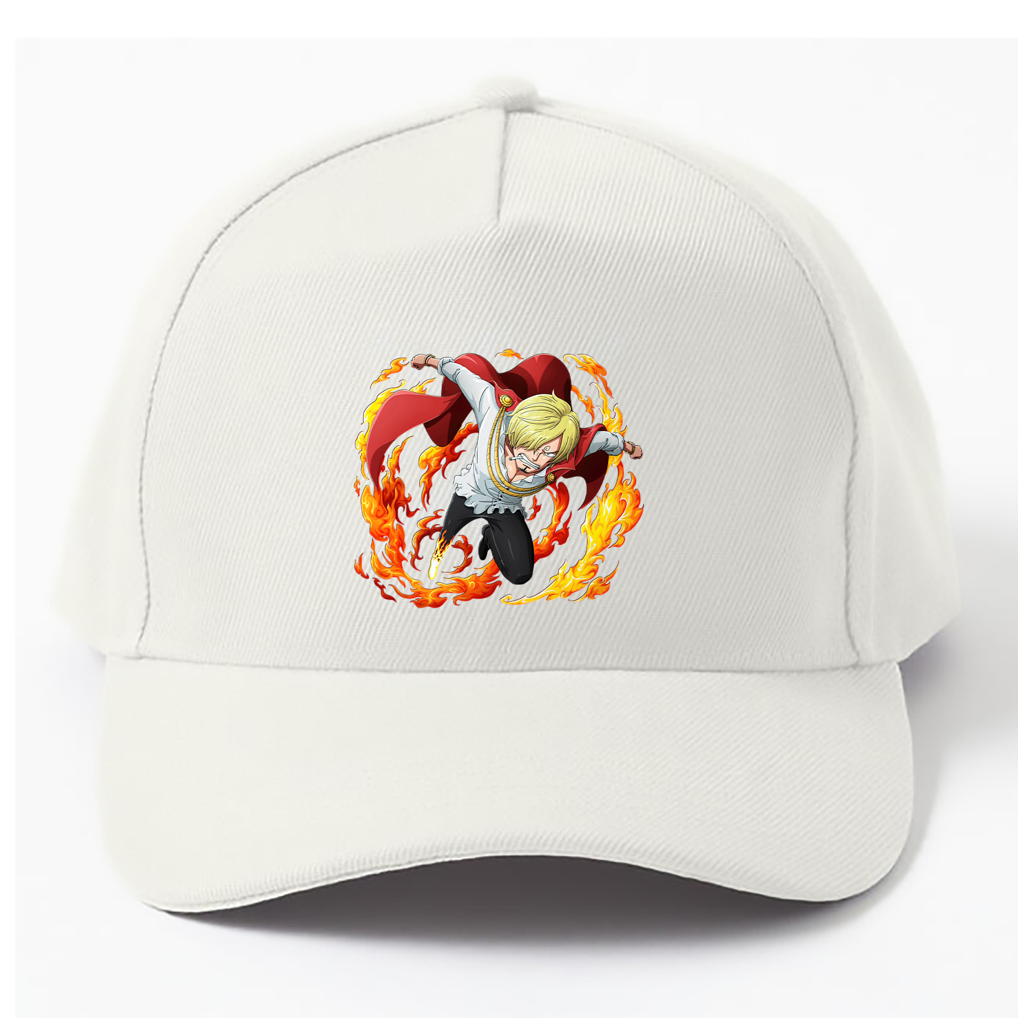 （画像用） ワンピース サンジ ONE PIECE Sanji ベースボールキャップ 綿100％ 男女兼用 帽子 スポーツ