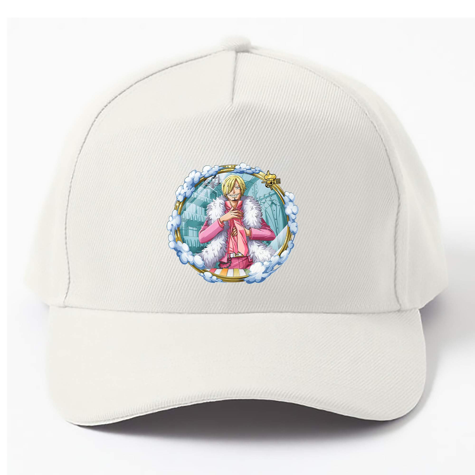 （画像用） ワンピース サンジ ONE PIECE Sanji ベースボールキャップ 綿100％ 男女兼用 帽子 スポーツ