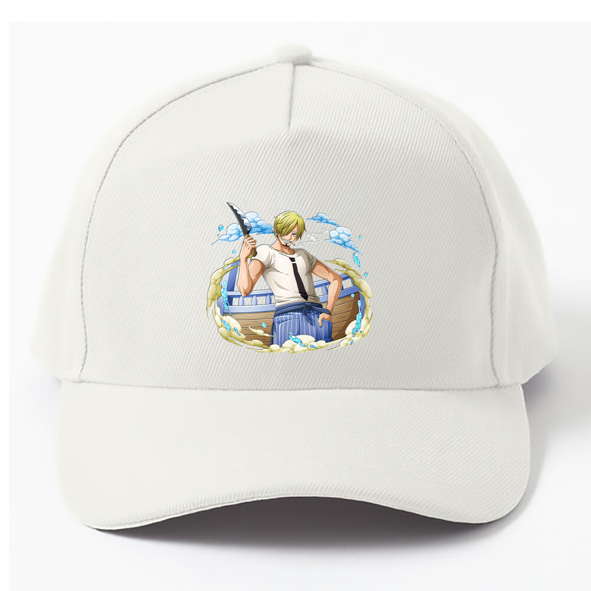 （画像用） ワンピース サンジ ONE PIECE Sanji ベースボールキャップ 綿100％ 男女兼用 帽子 スポーツ