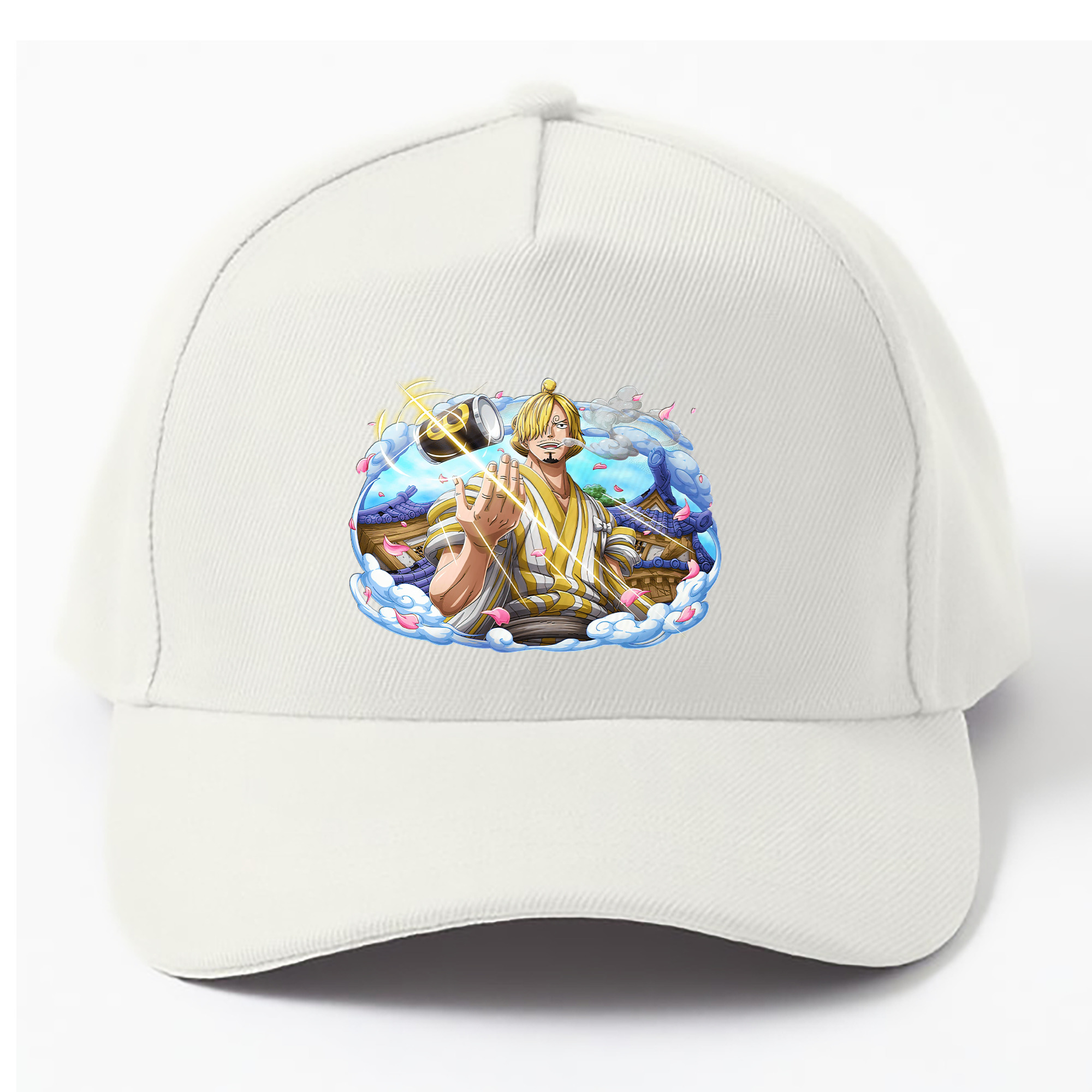 （画像用） ワンピース サンジ ONE PIECE Sanji ベースボールキャップ 綿100％ 男女兼用 帽子 スポーツ