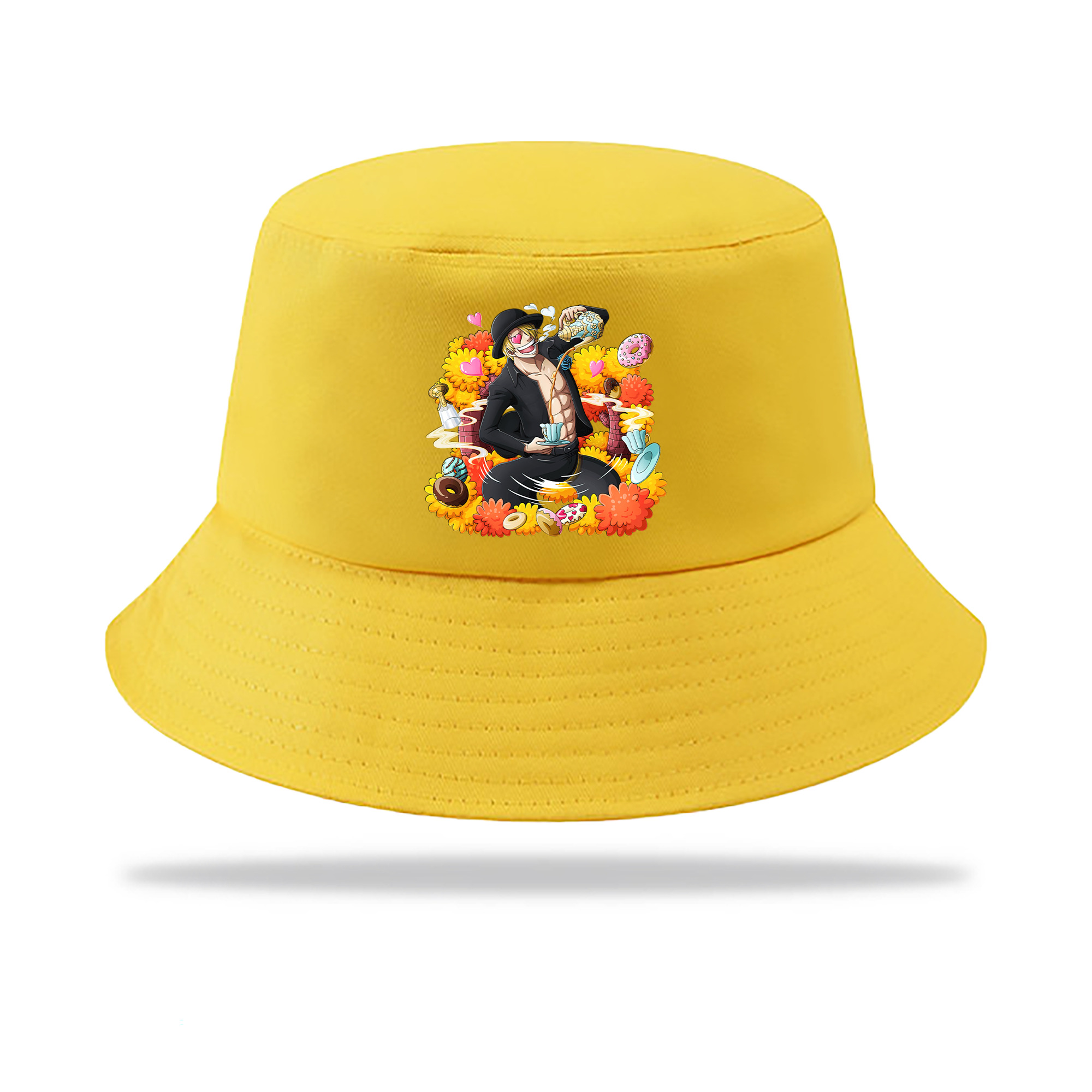 （画像用） ワンピース サンジ ONE PIECE Sanji アウトドア日除けバケットハット