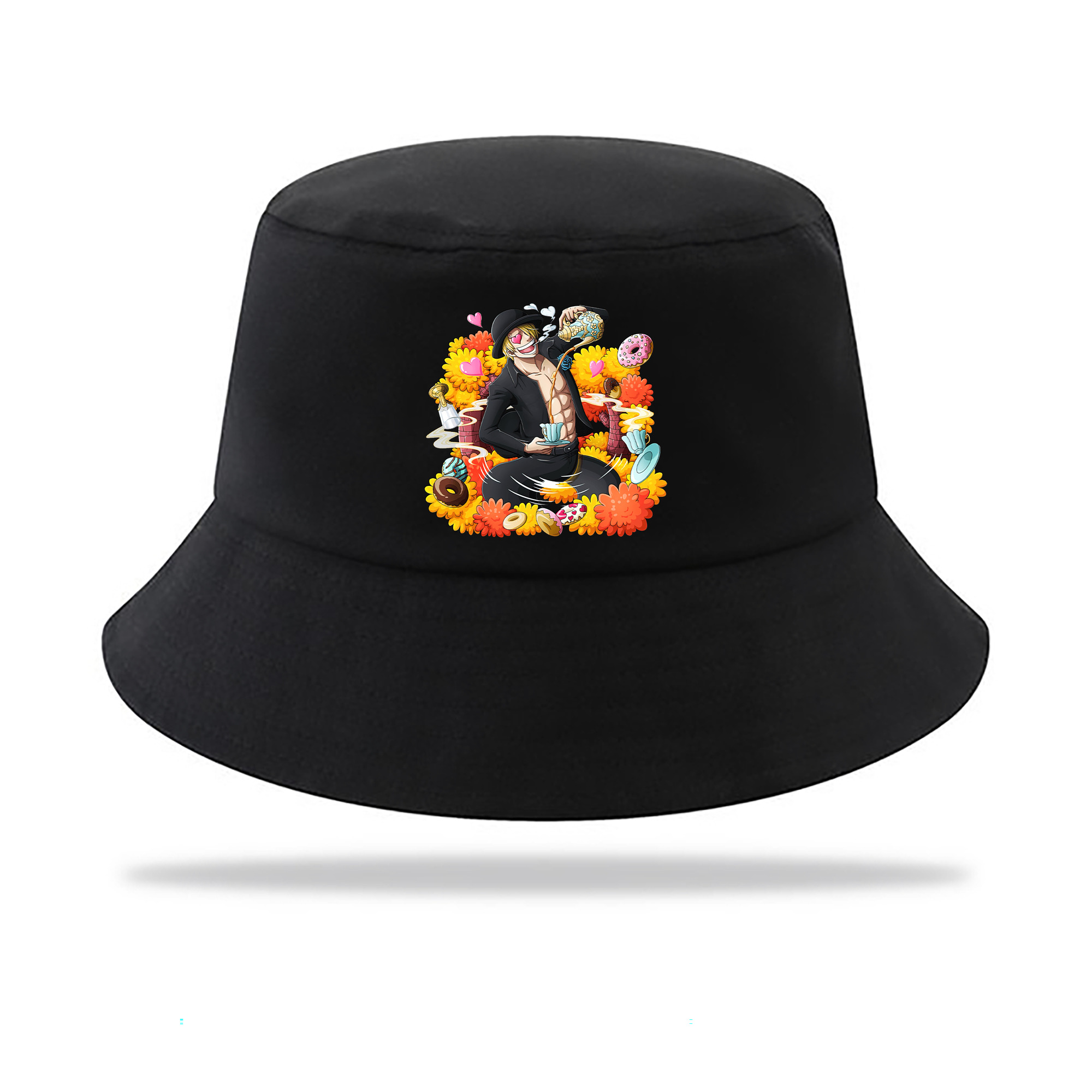 （画像用） ワンピース サンジ ONE PIECE Sanji アウトドア日除けバケットハット