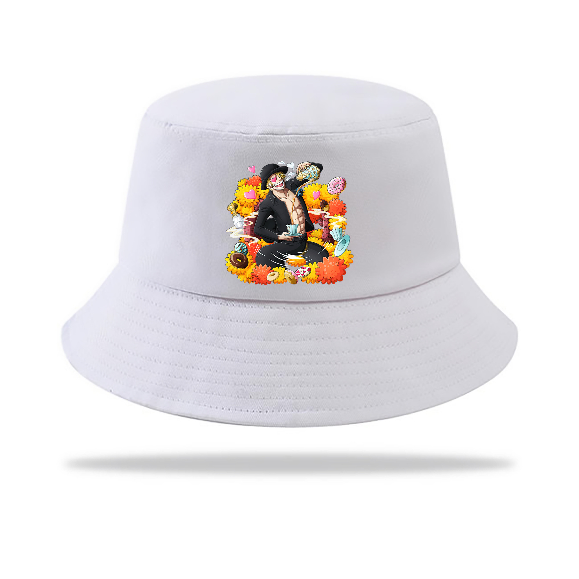 （画像用） ワンピース サンジ ONE PIECE Sanji アウトドア日除けバケットハット