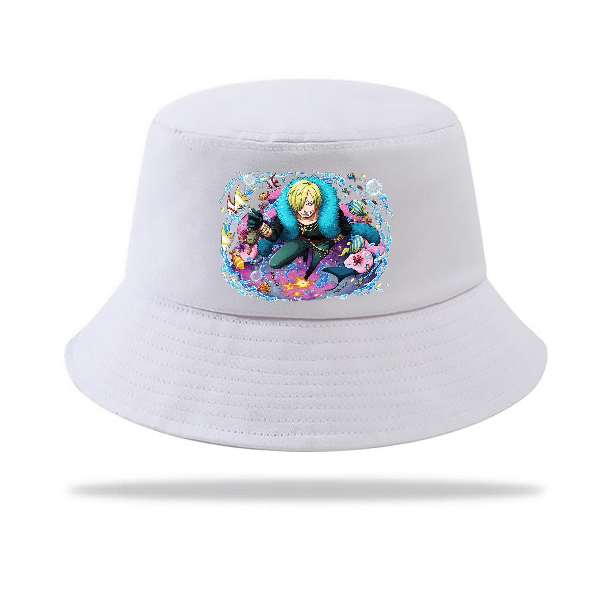 （画像用） ワンピース サンジ ONE PIECE Sanji アウトドア日除けバケットハット