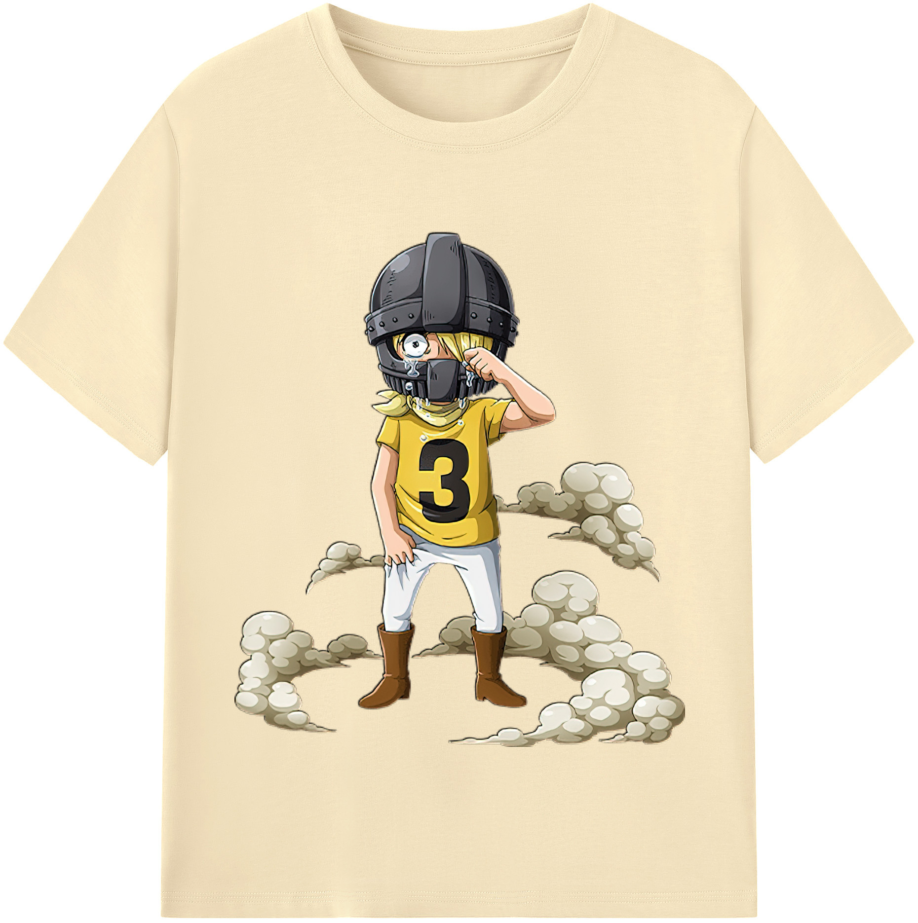 ワンピース サンジ ONE PIECE Sanji 綿100％半袖Tシャツ（フロントプリント）