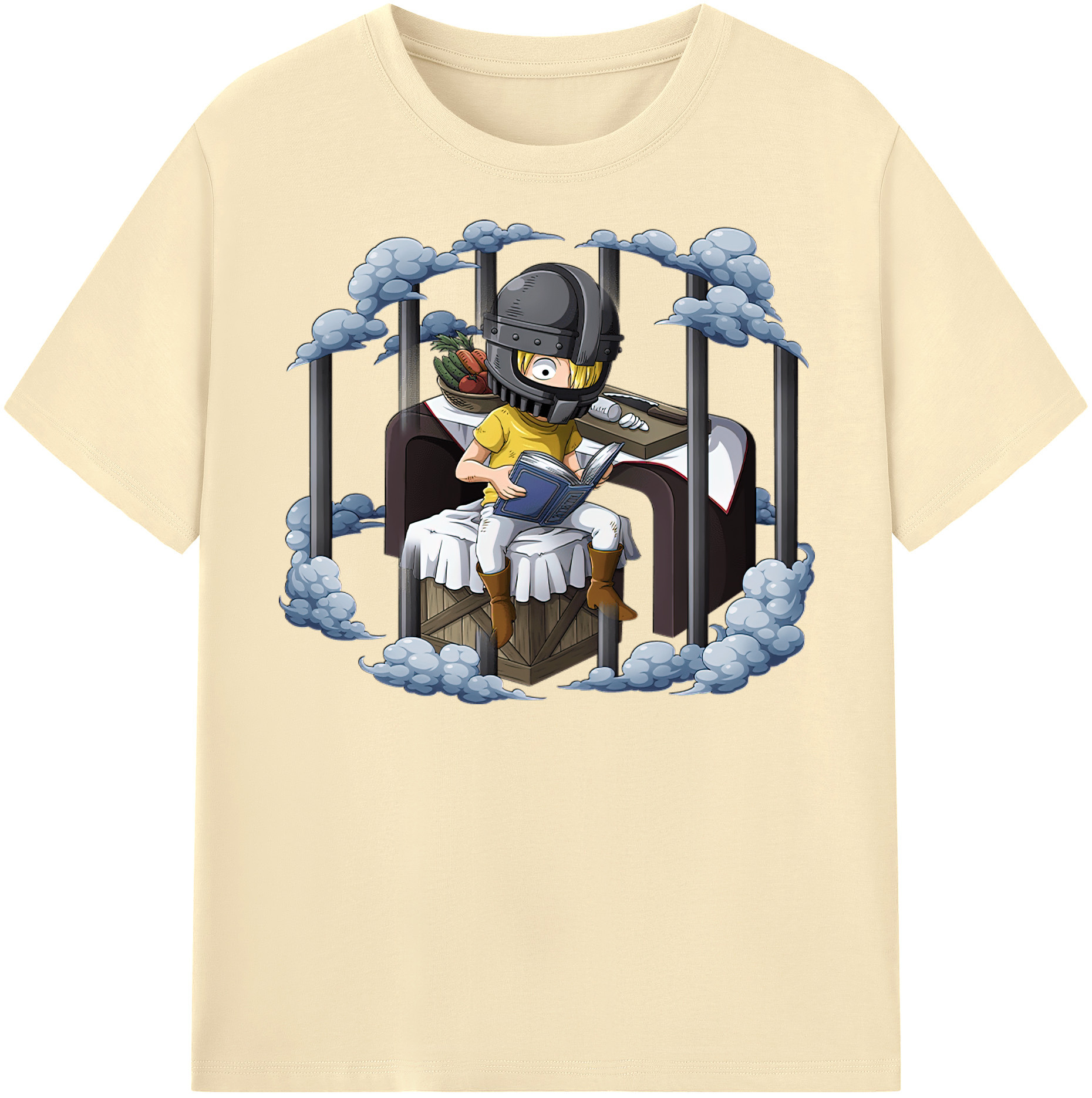 ワンピース サンジ ONE PIECE Sanji 綿100％半袖Tシャツ（フロントプリント）