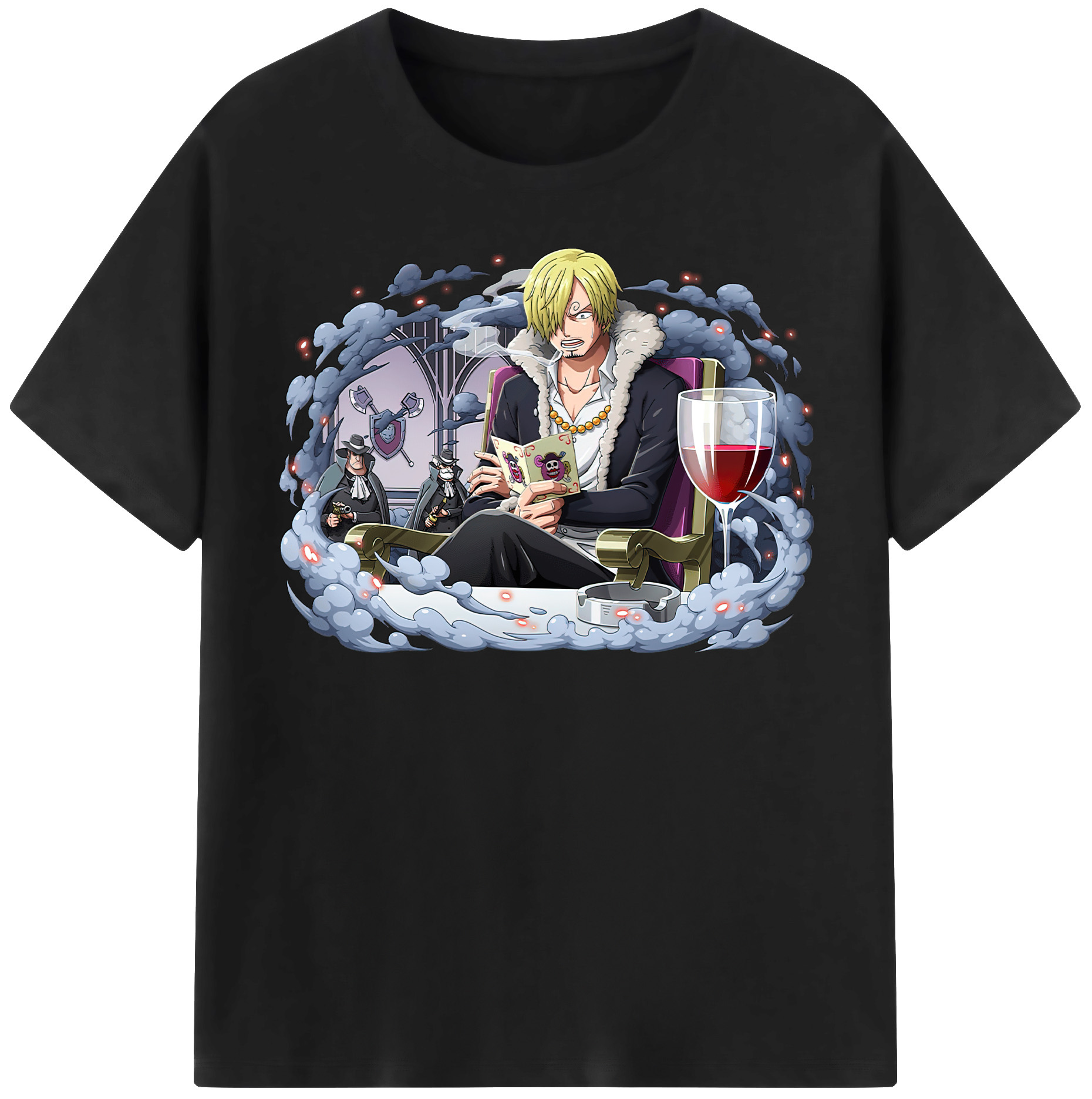 ワンピース サンジ ONE PIECE Sanji 綿100％半袖Tシャツ（フロントプリント）