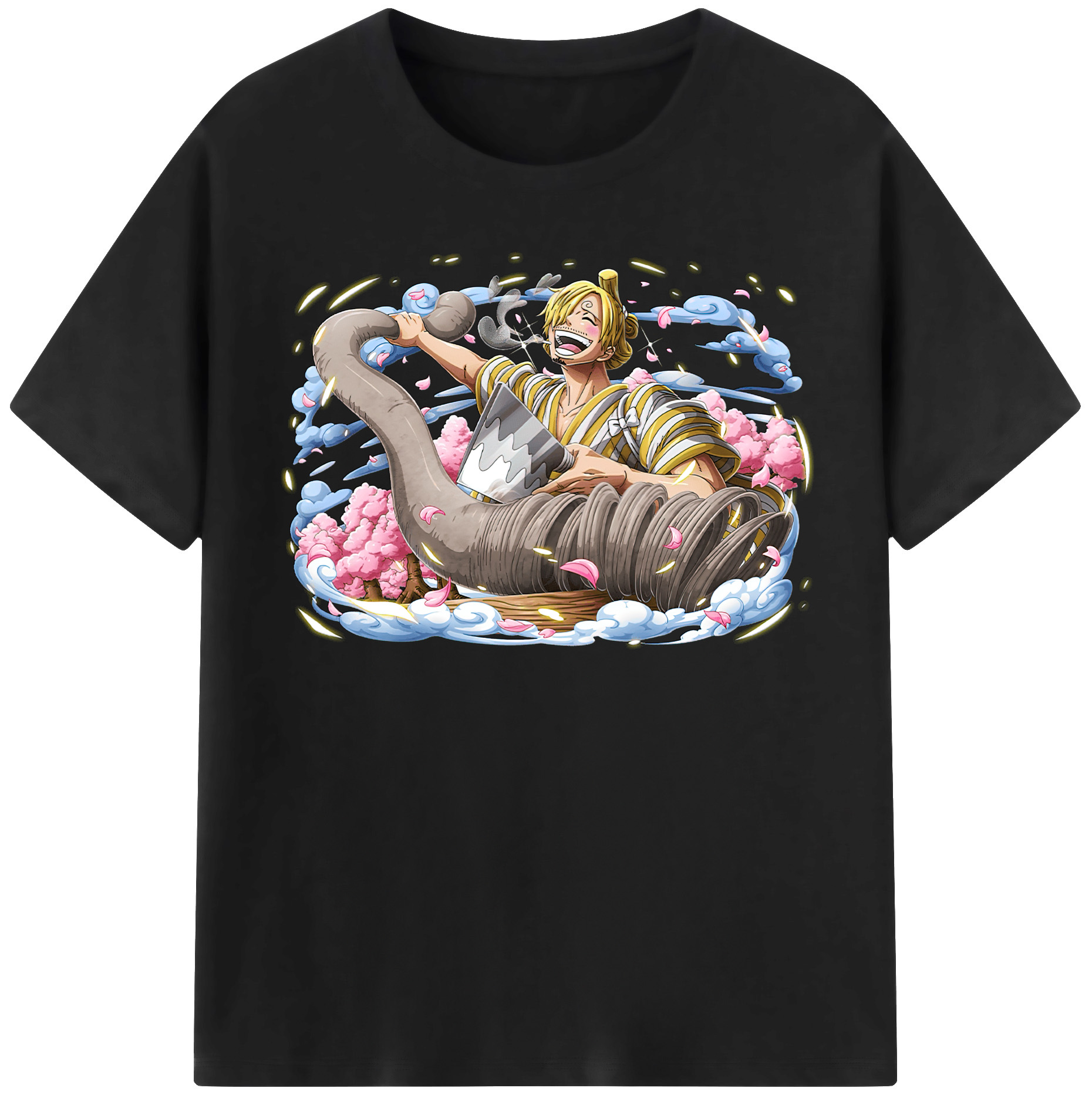 ワンピース サンジ ONE PIECE Sanji 綿100％半袖Tシャツ（フロントプリント）