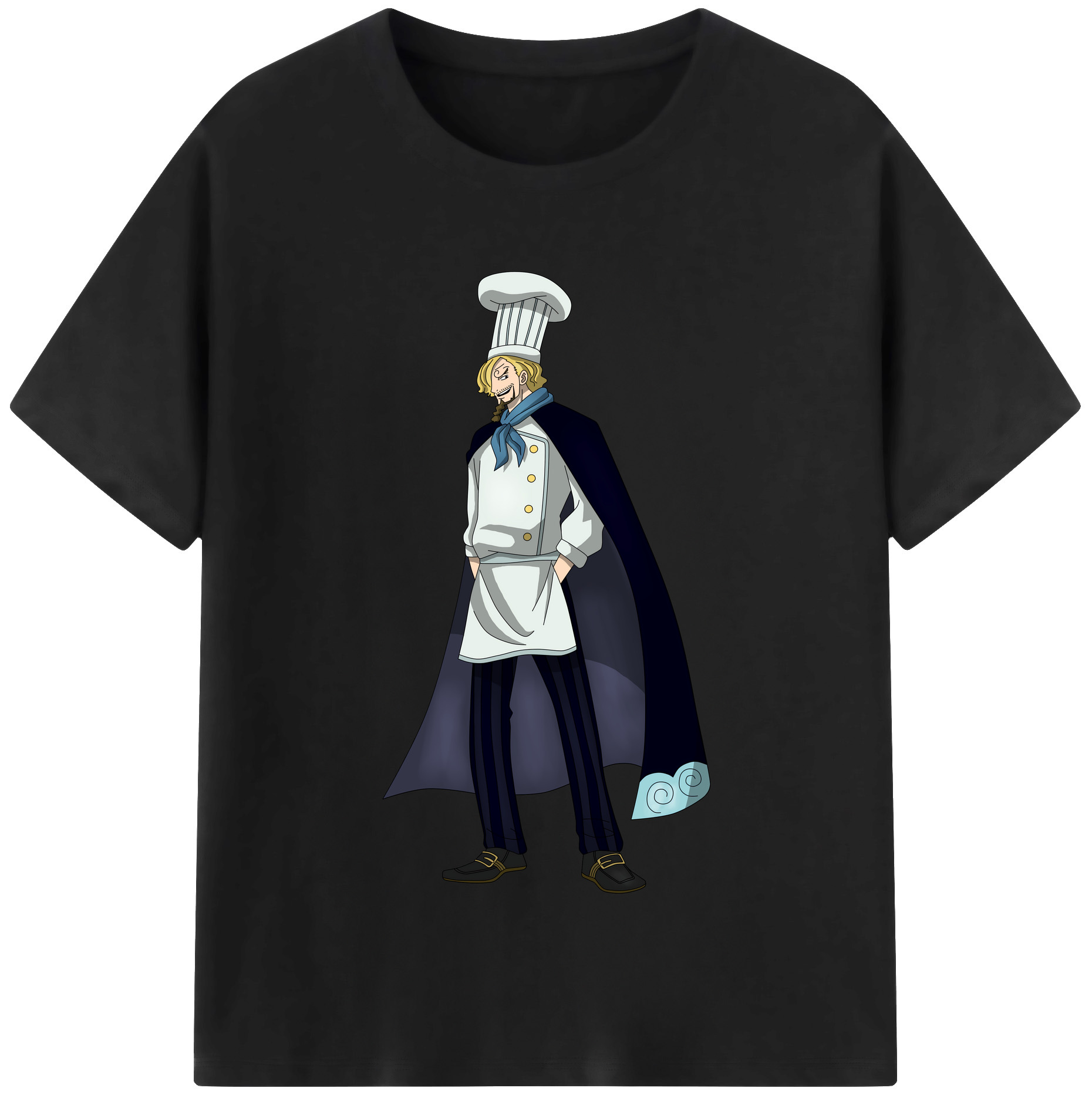 ワンピース サンジ ONE PIECE Sanji 綿100％半袖Tシャツ（フロントプリント）