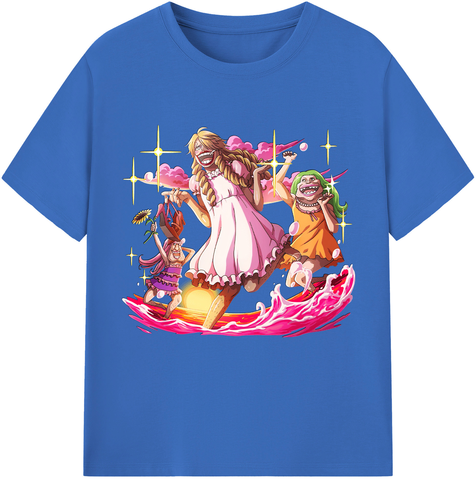 ワンピース サンジ ONE PIECE Sanji 綿100％半袖Tシャツ（フロントプリント）
