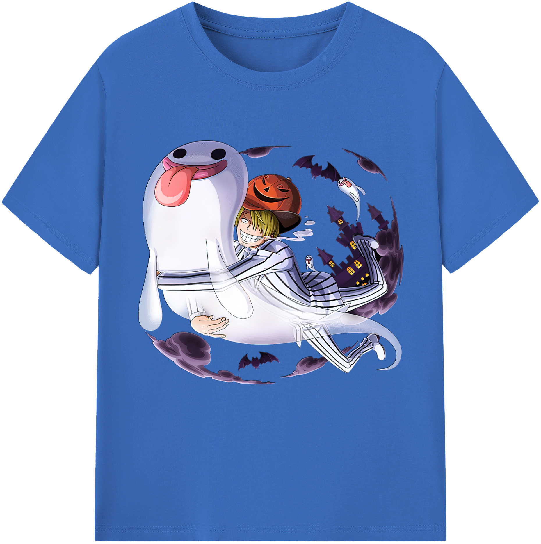 ワンピース サンジ ONE PIECE Sanji 綿100％半袖Tシャツ（フロントプリント）