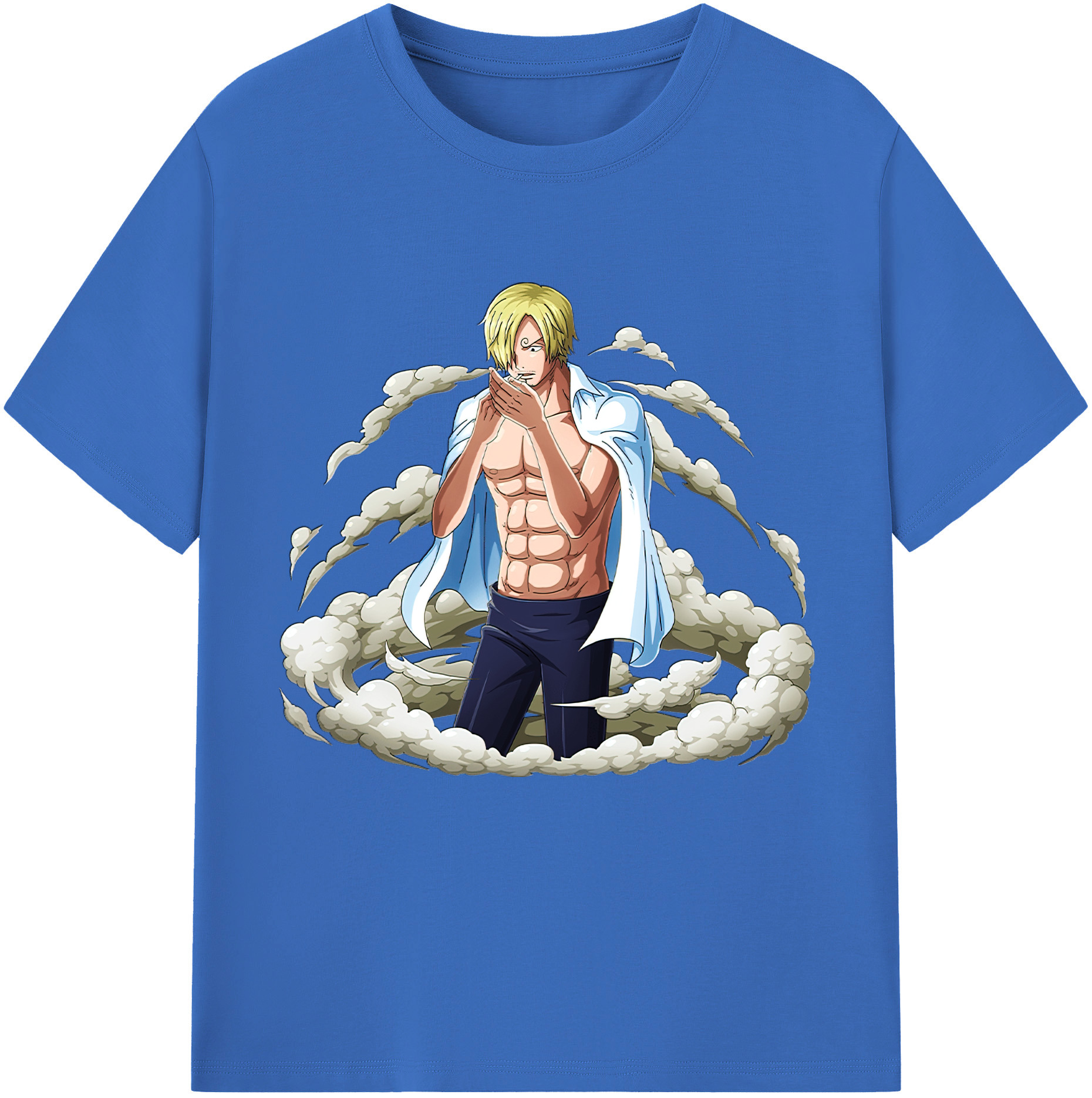 ワンピース サンジ ONE PIECE Sanji 綿100％半袖Tシャツ（フロントプリント）