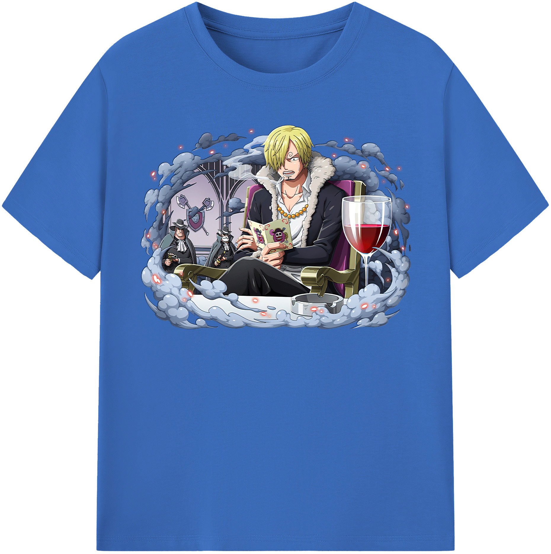 ワンピース サンジ ONE PIECE Sanji 綿100％半袖Tシャツ（フロントプリント）
