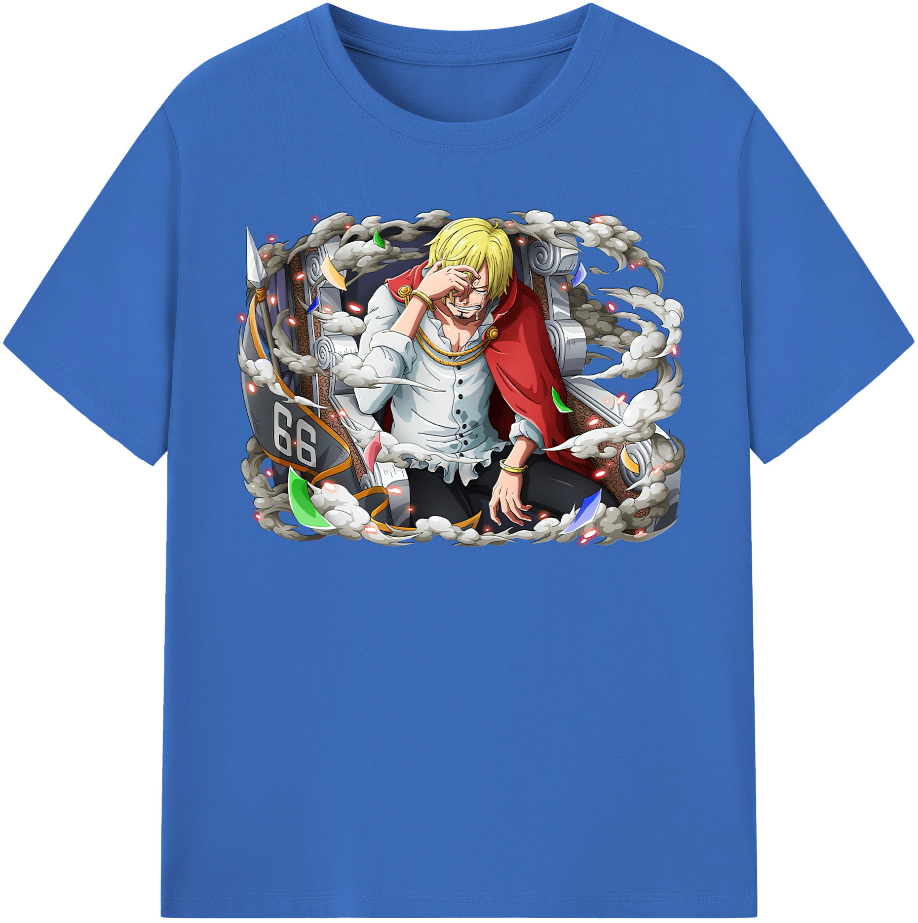 ワンピース サンジ ONE PIECE Sanji 綿100％半袖Tシャツ（フロントプリント）