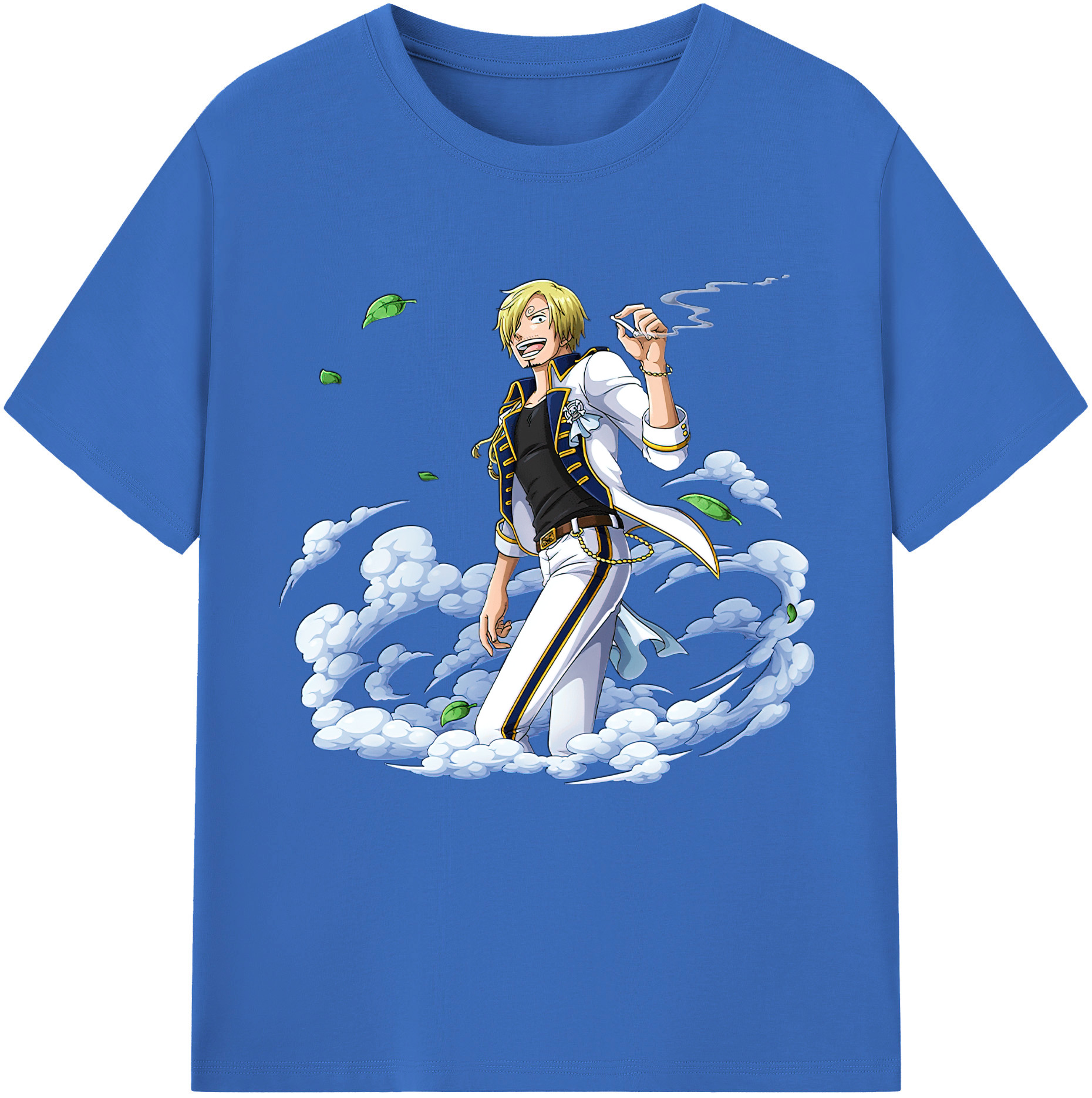 ワンピース サンジ ONE PIECE Sanji 綿100％半袖Tシャツ（フロントプリント）