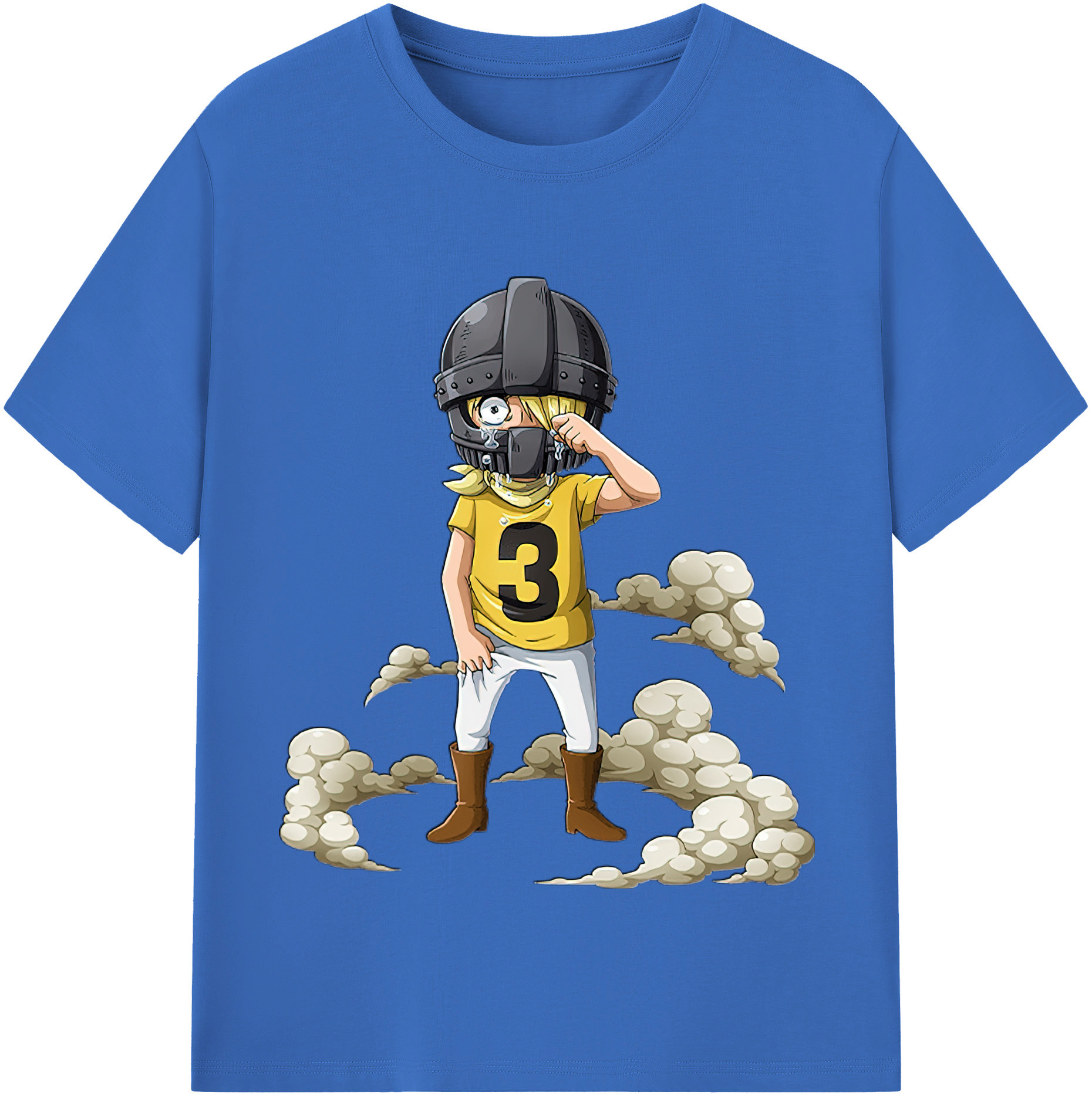 ワンピース サンジ ONE PIECE Sanji 綿100％半袖Tシャツ（フロントプリント）