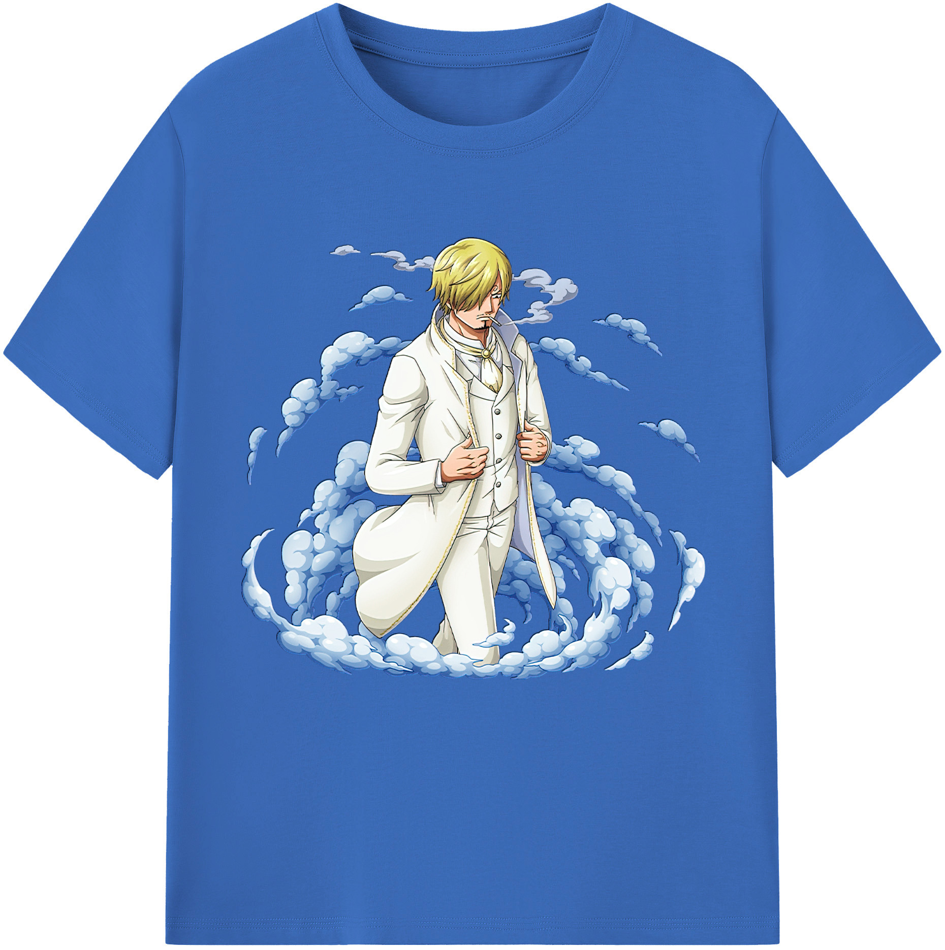 ワンピース サンジ ONE PIECE Sanji 綿100％半袖Tシャツ（フロントプリント）