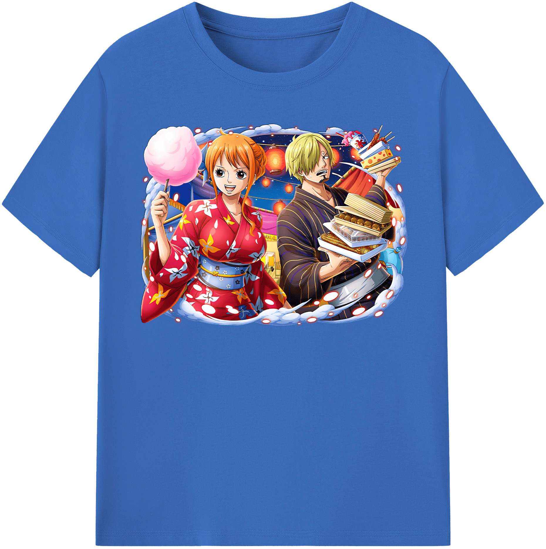 ワンピース サンジ ONE PIECE Sanji 綿100％半袖Tシャツ（フロントプリント）