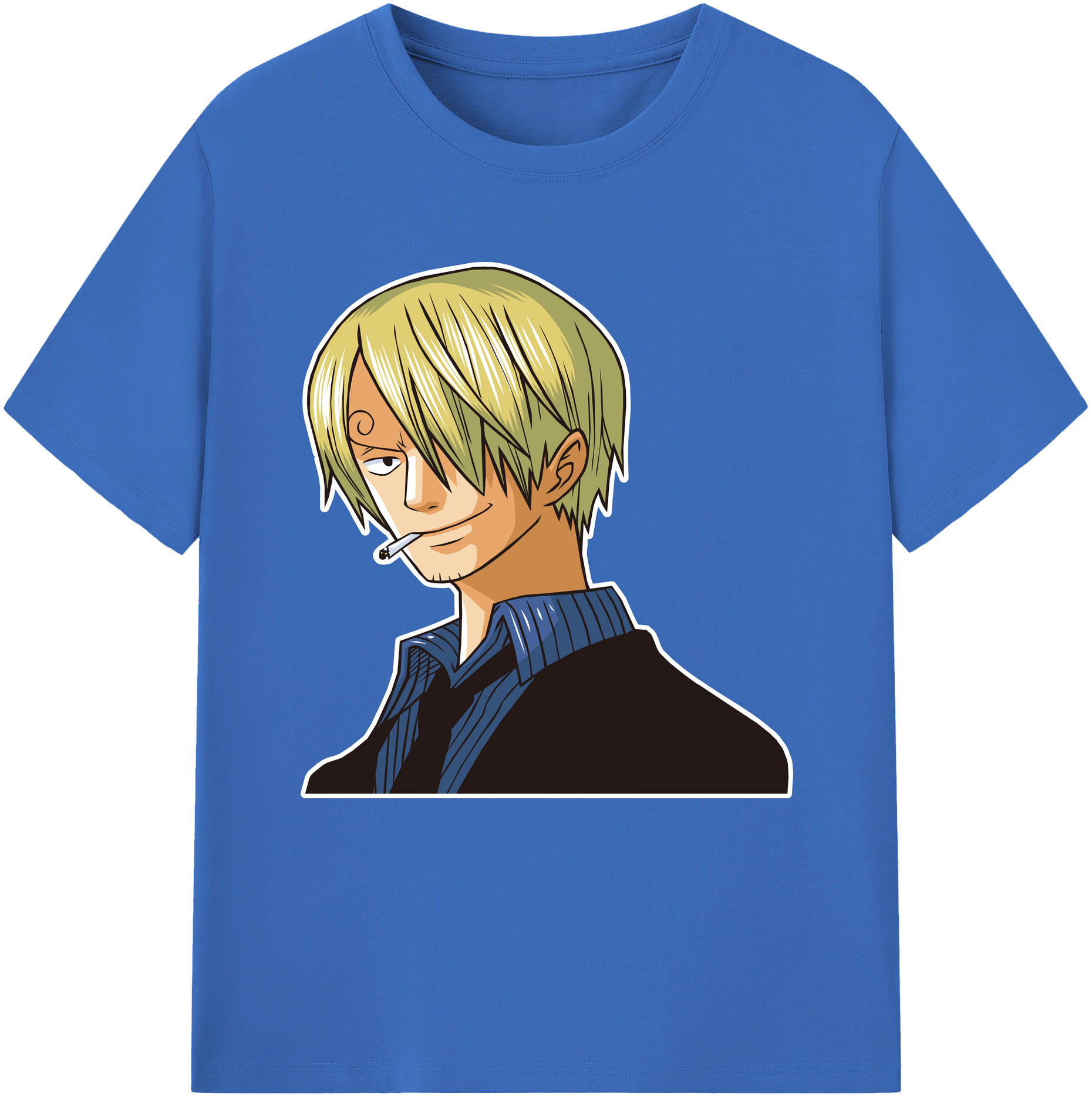 ワンピース サンジ ONE PIECE Sanji 綿100％半袖Tシャツ（フロントプリント）