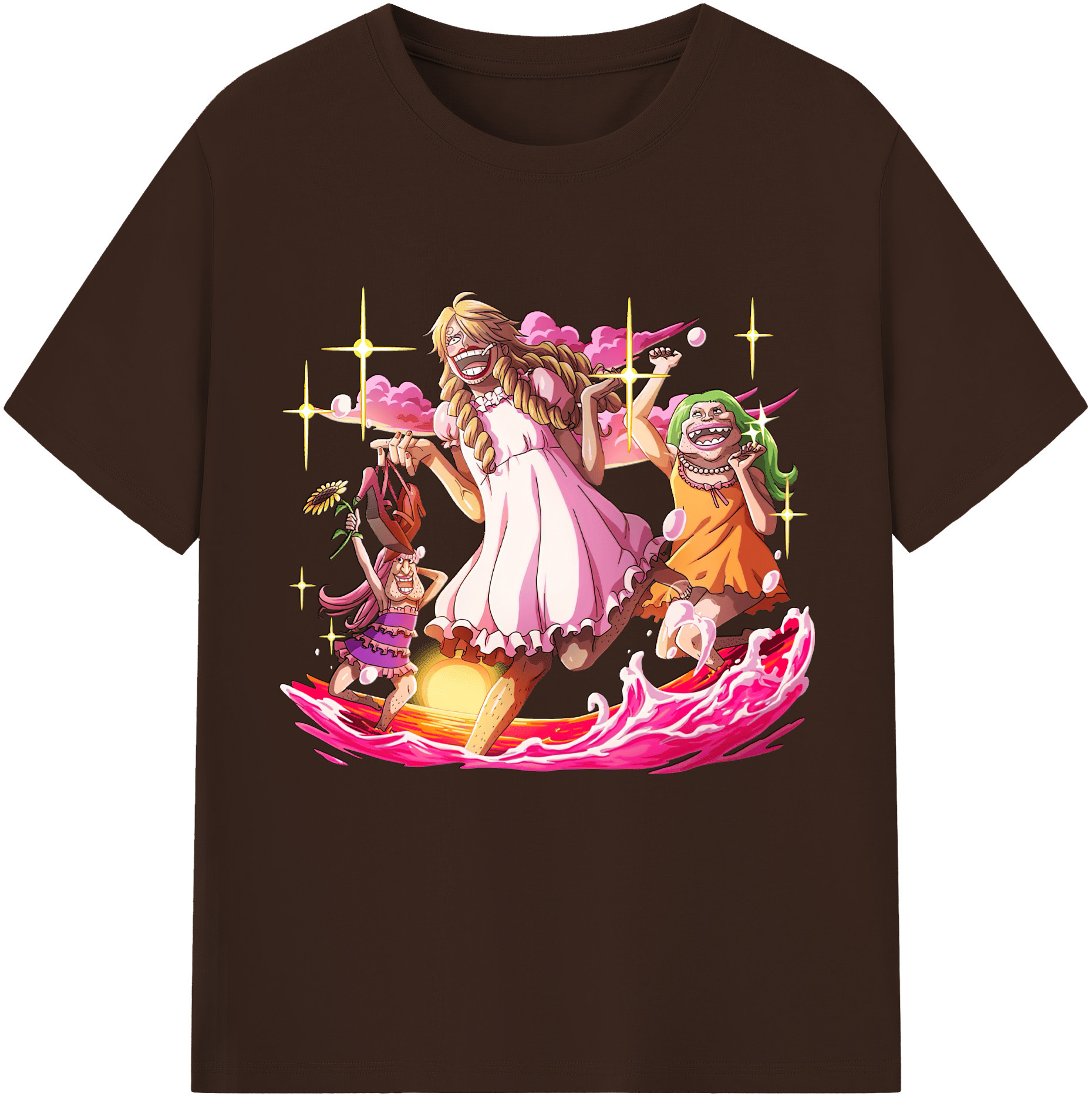 ワンピース サンジ ONE PIECE Sanji 綿100％半袖Tシャツ（フロントプリント）