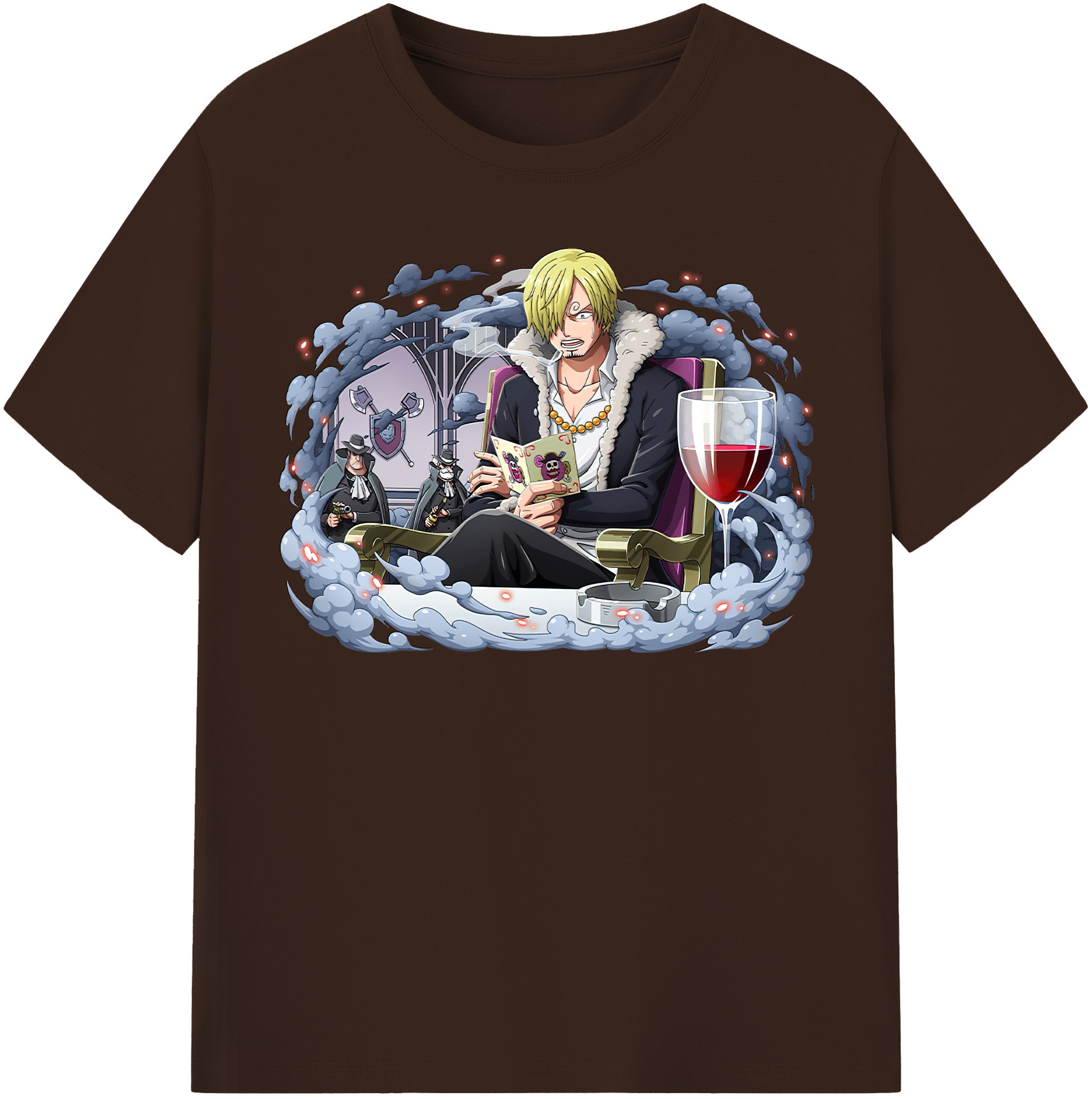 ワンピース サンジ ONE PIECE Sanji 綿100％半袖Tシャツ（フロントプリント）