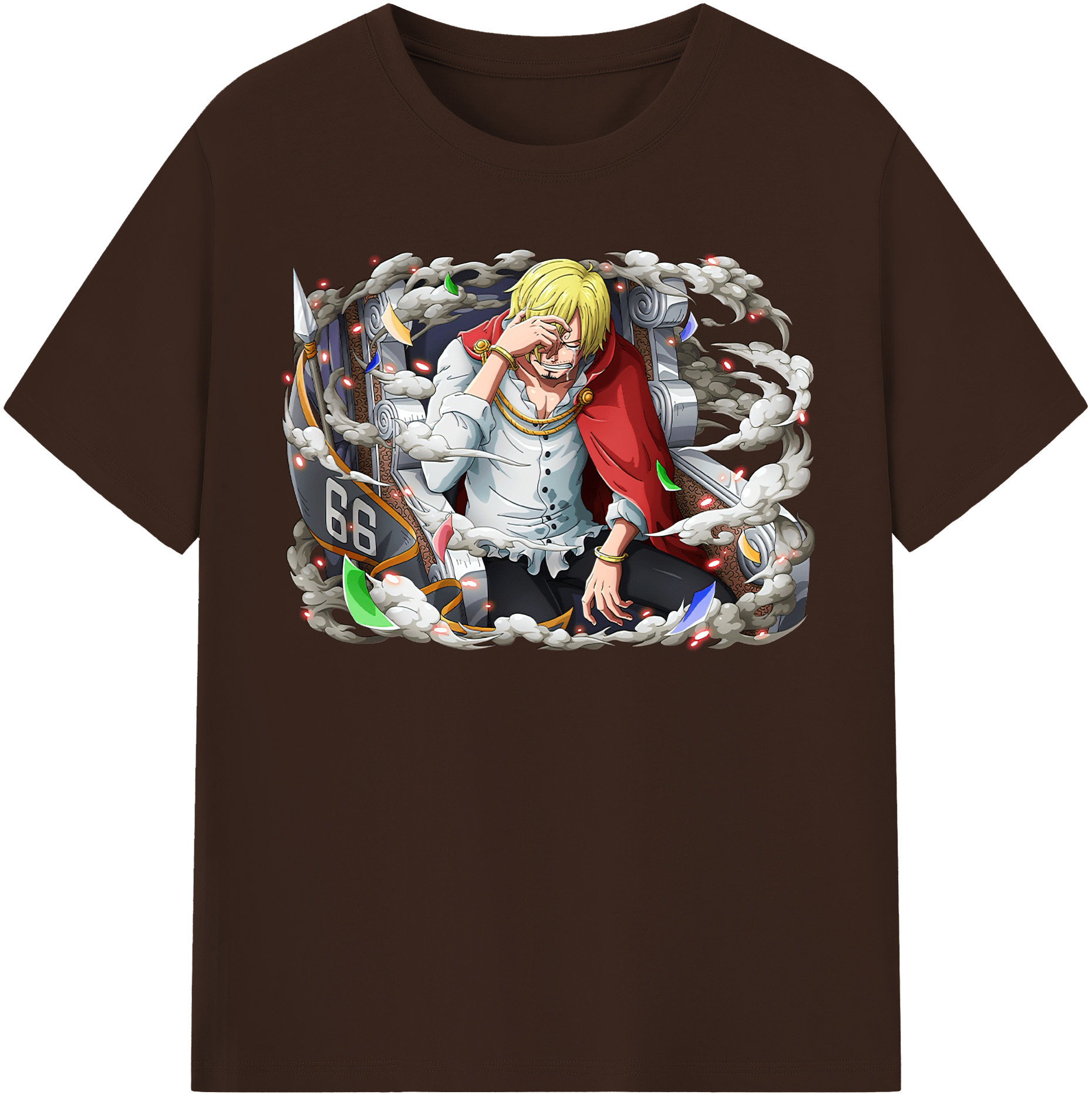 ワンピース サンジ ONE PIECE Sanji 綿100％半袖Tシャツ（フロントプリント）