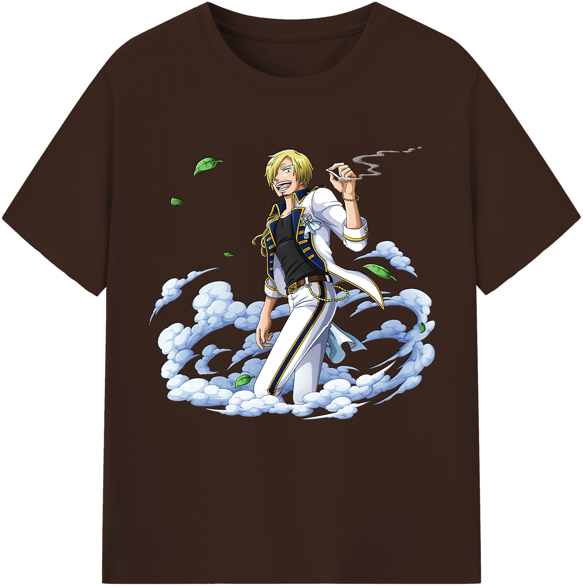 ワンピース サンジ ONE PIECE Sanji 綿100％半袖Tシャツ（フロントプリント）