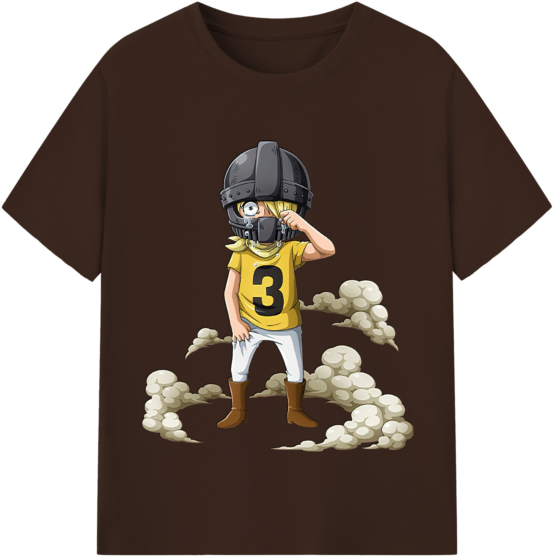 ワンピース サンジ ONE PIECE Sanji 綿100％半袖Tシャツ（フロントプリント）