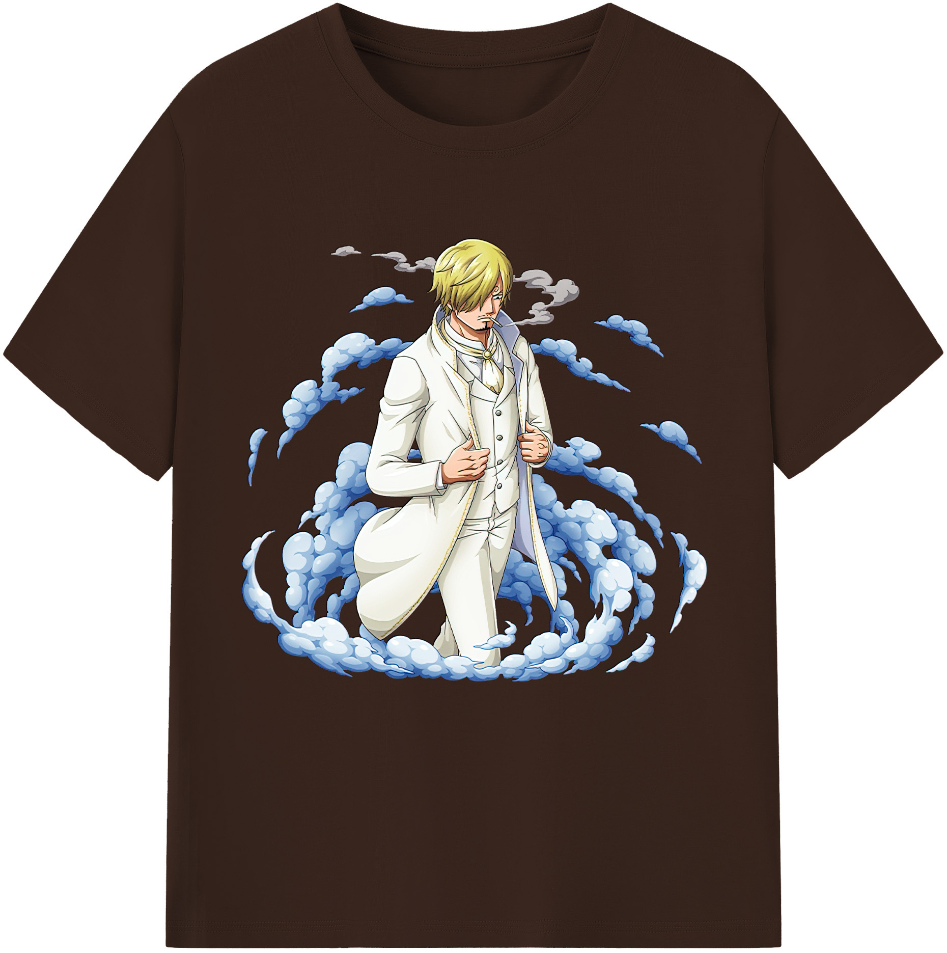 ワンピース サンジ ONE PIECE Sanji 綿100％半袖Tシャツ（フロントプリント）