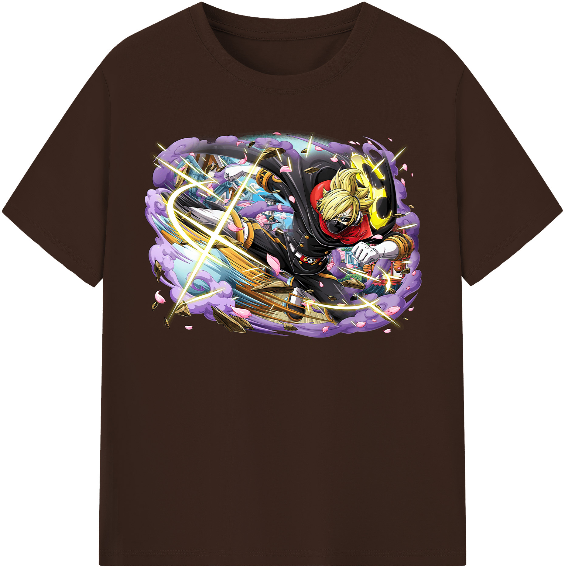 ワンピース サンジ ONE PIECE Sanji 綿100％半袖Tシャツ（フロントプリント）