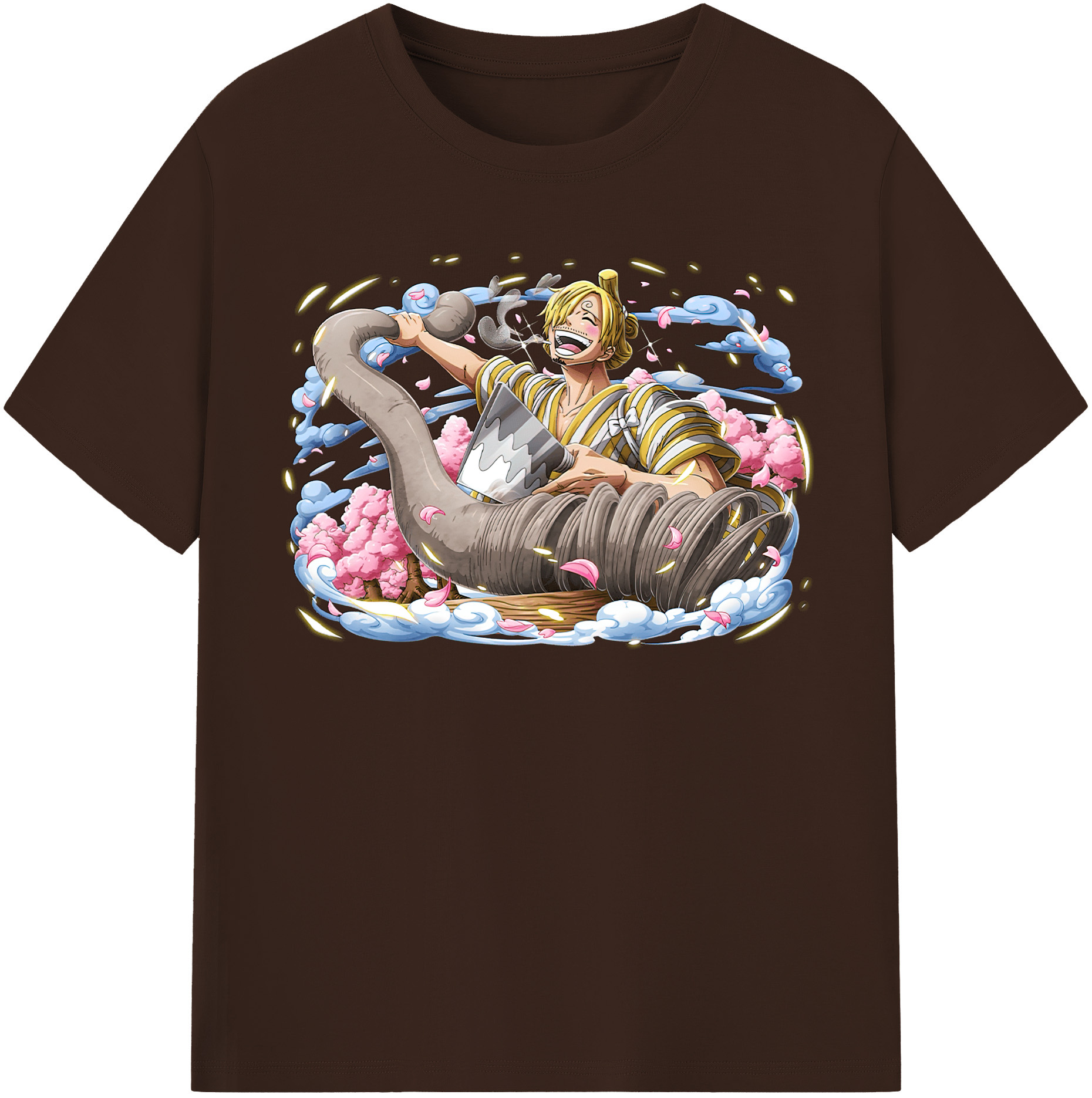 ワンピース サンジ ONE PIECE Sanji 綿100％半袖Tシャツ（フロントプリント）