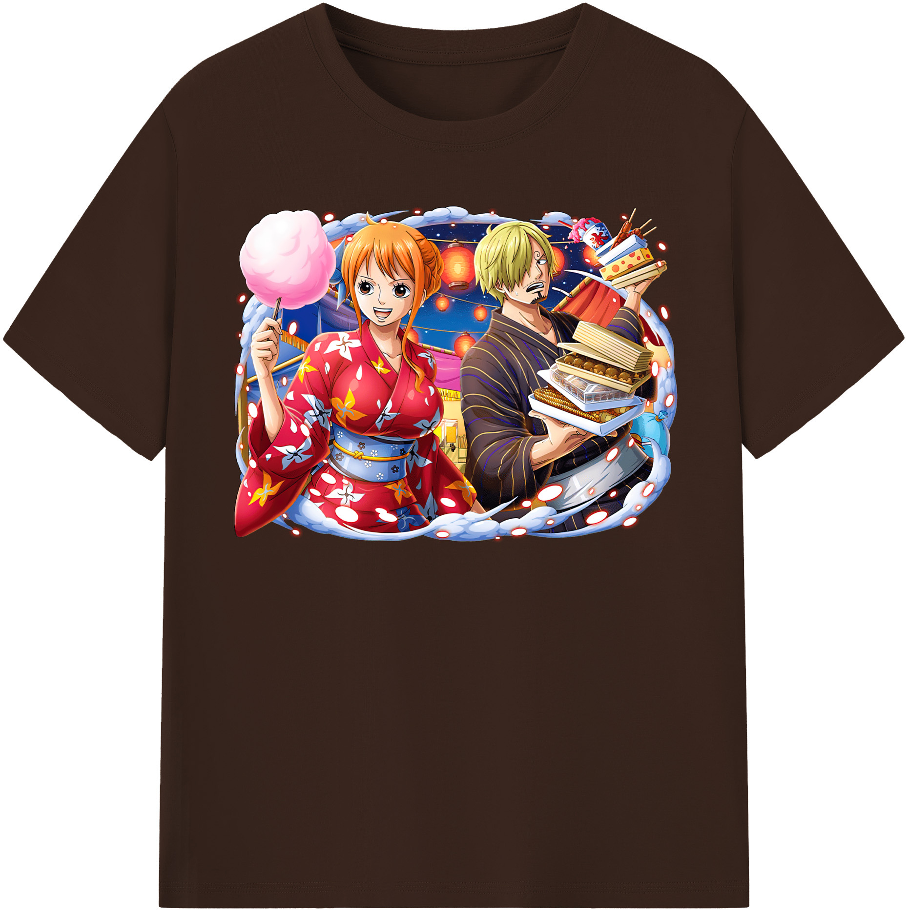 ワンピース サンジ ONE PIECE Sanji 綿100％半袖Tシャツ（フロントプリント）