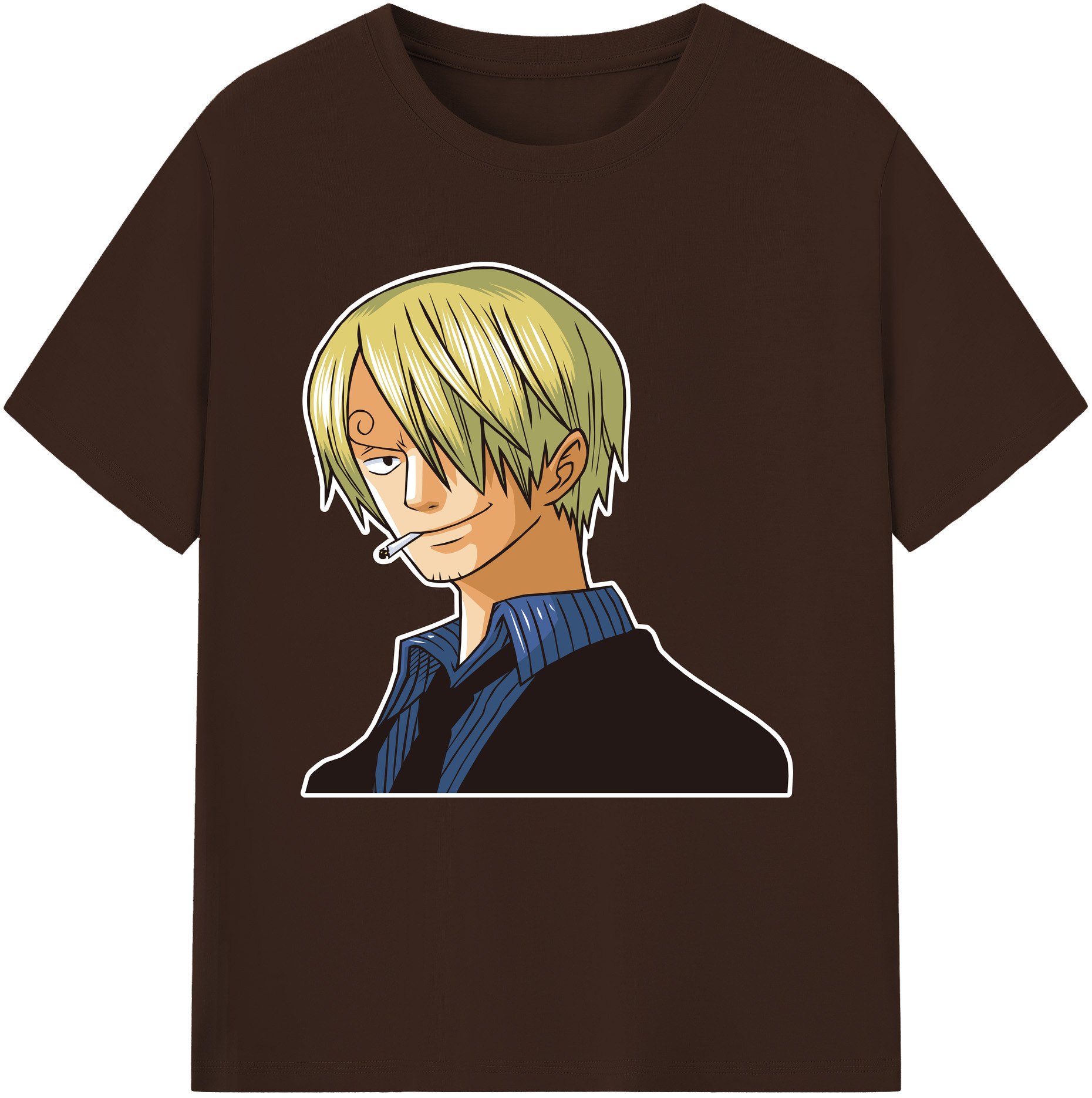 ワンピース サンジ ONE PIECE Sanji 綿100％半袖Tシャツ（フロントプリント）