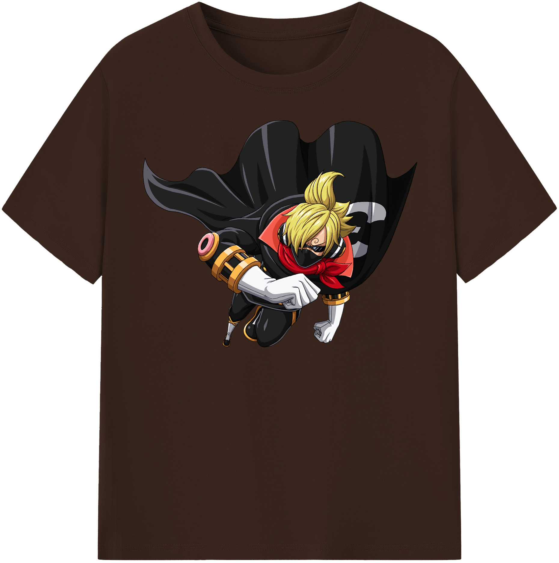ワンピース サンジ ONE PIECE Sanji 綿100％半袖Tシャツ（フロントプリント）
