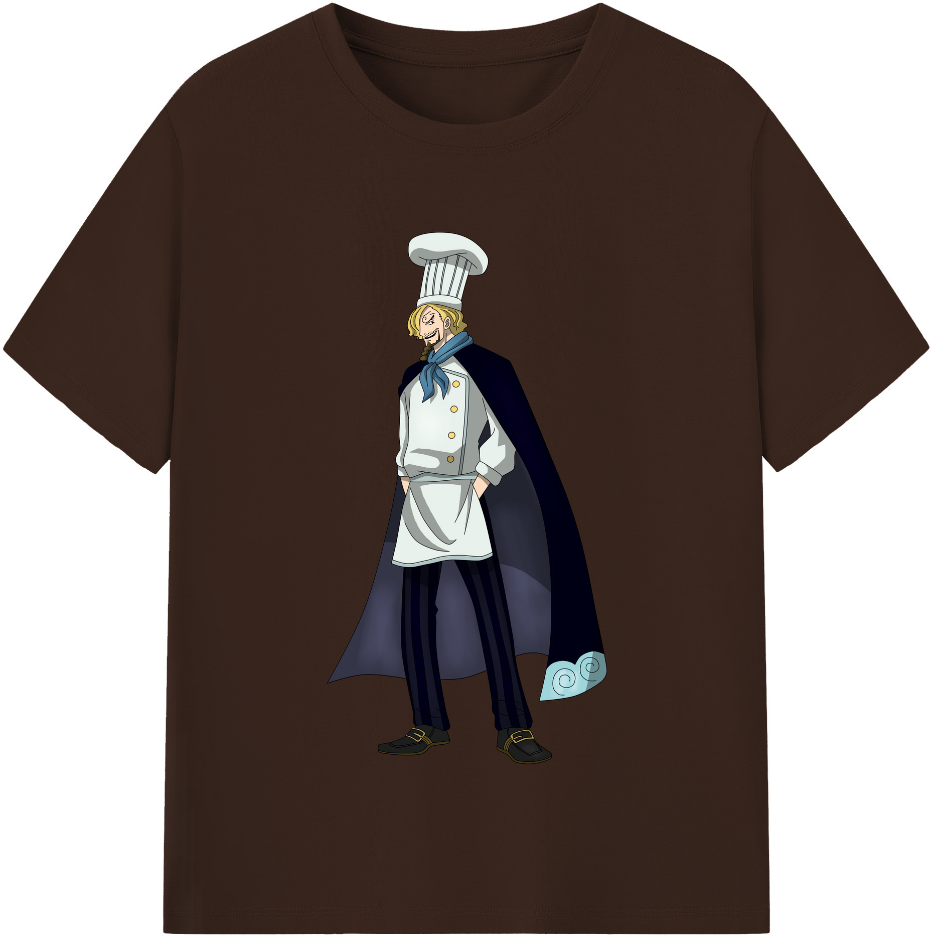 ワンピース サンジ ONE PIECE Sanji 綿100％半袖Tシャツ（フロントプリント）