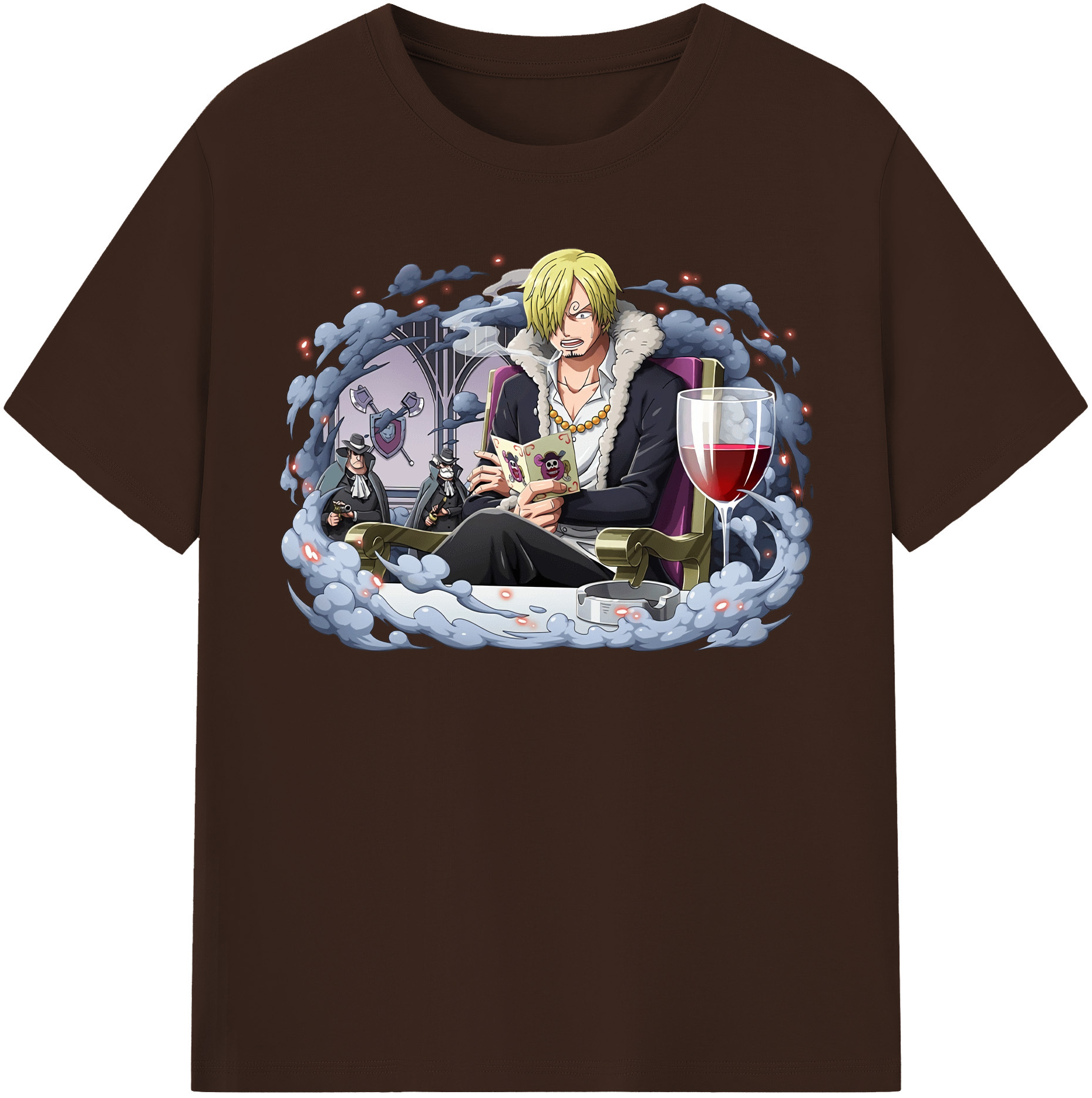 ワンピース サンジ ONE PIECE Sanji 綿100％半袖Tシャツ（フロントプリント）