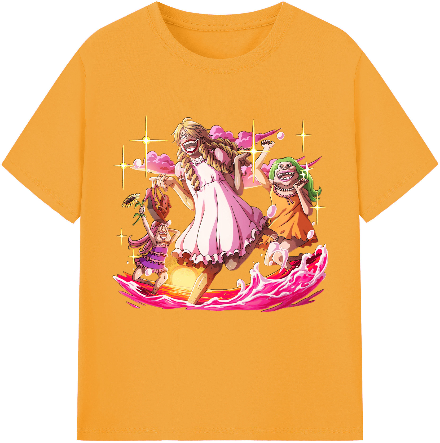 ワンピース サンジ ONE PIECE Sanji 綿100％半袖Tシャツ（フロントプリント）