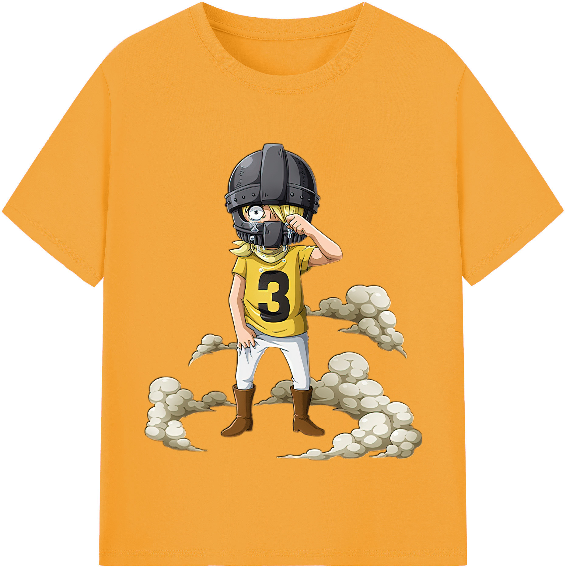 ワンピース サンジ ONE PIECE Sanji 綿100％半袖Tシャツ（フロントプリント）