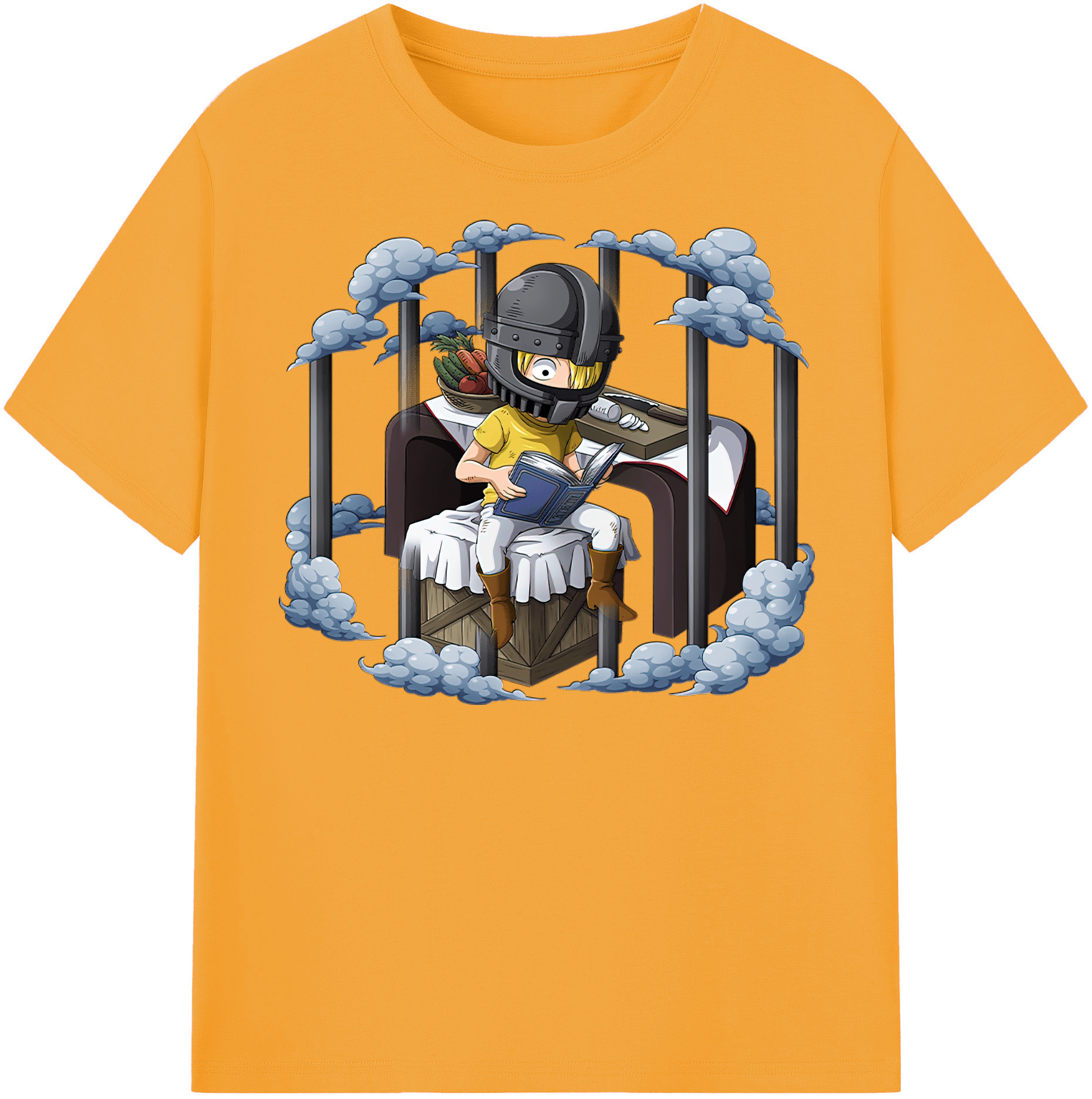 ワンピース サンジ ONE PIECE Sanji 綿100％半袖Tシャツ（フロントプリント）
