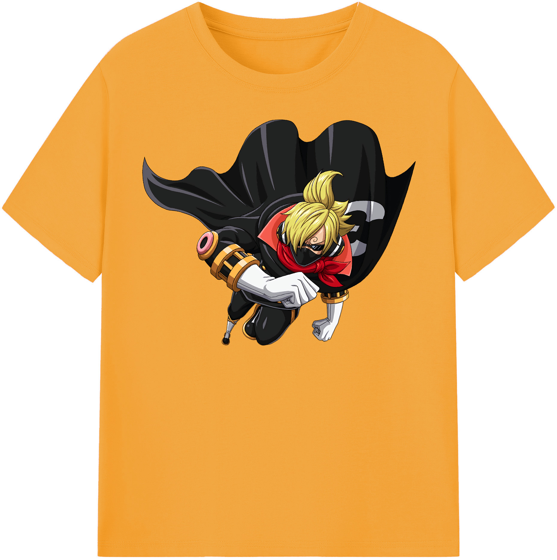ワンピース サンジ ONE PIECE Sanji 綿100％半袖Tシャツ（フロントプリント）