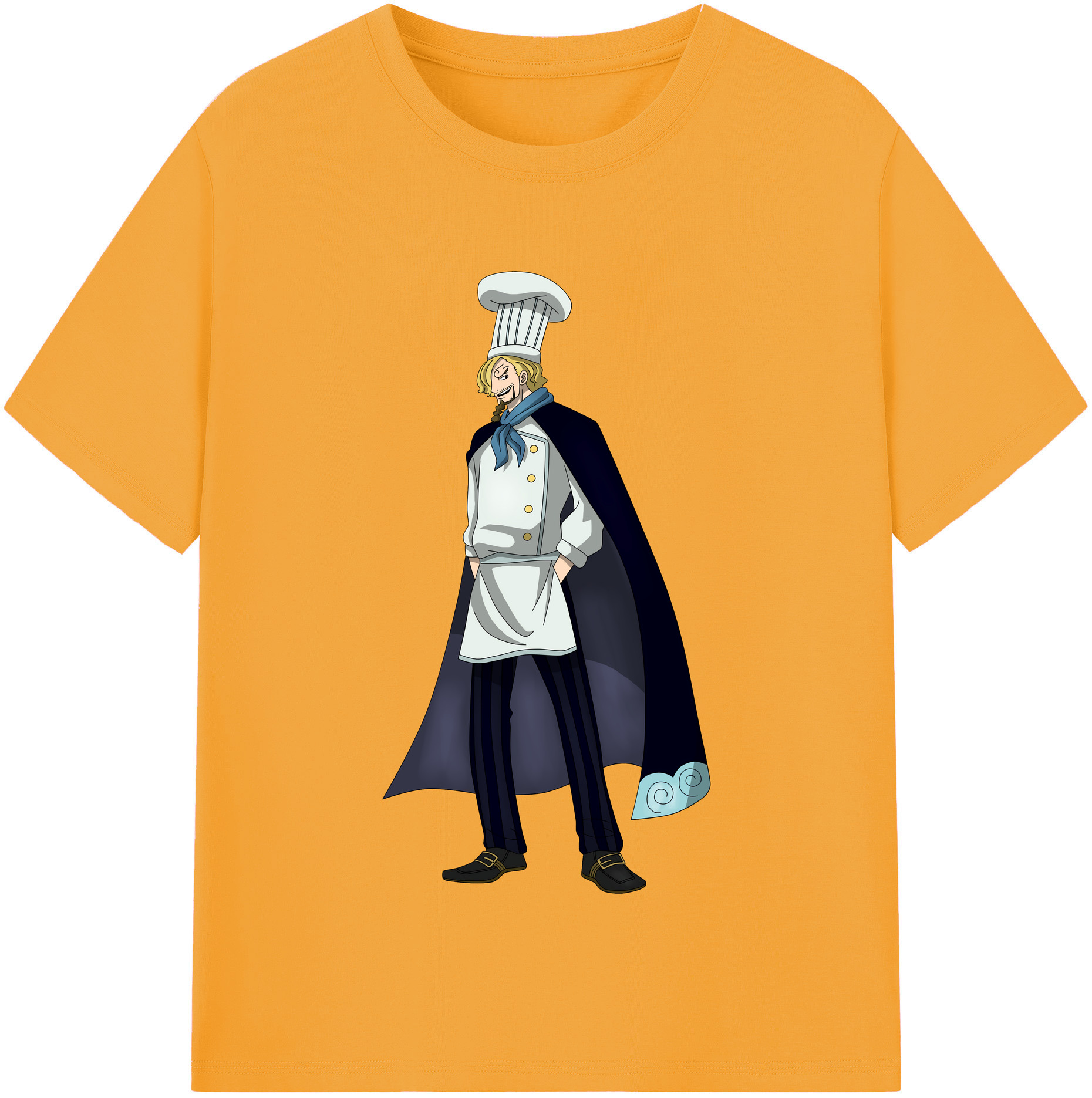 ワンピース サンジ ONE PIECE Sanji 綿100％半袖Tシャツ（フロントプリント）