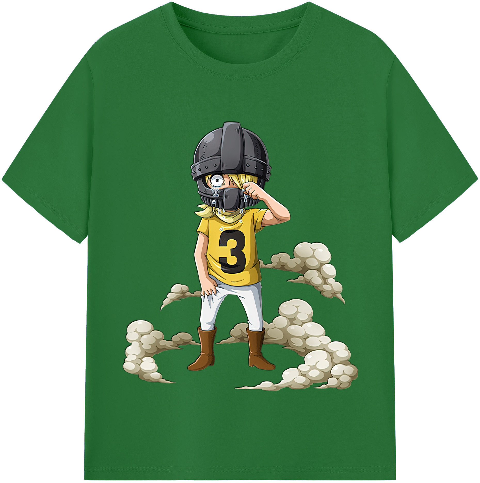 ワンピース サンジ ONE PIECE Sanji 綿100％半袖Tシャツ（フロントプリント）