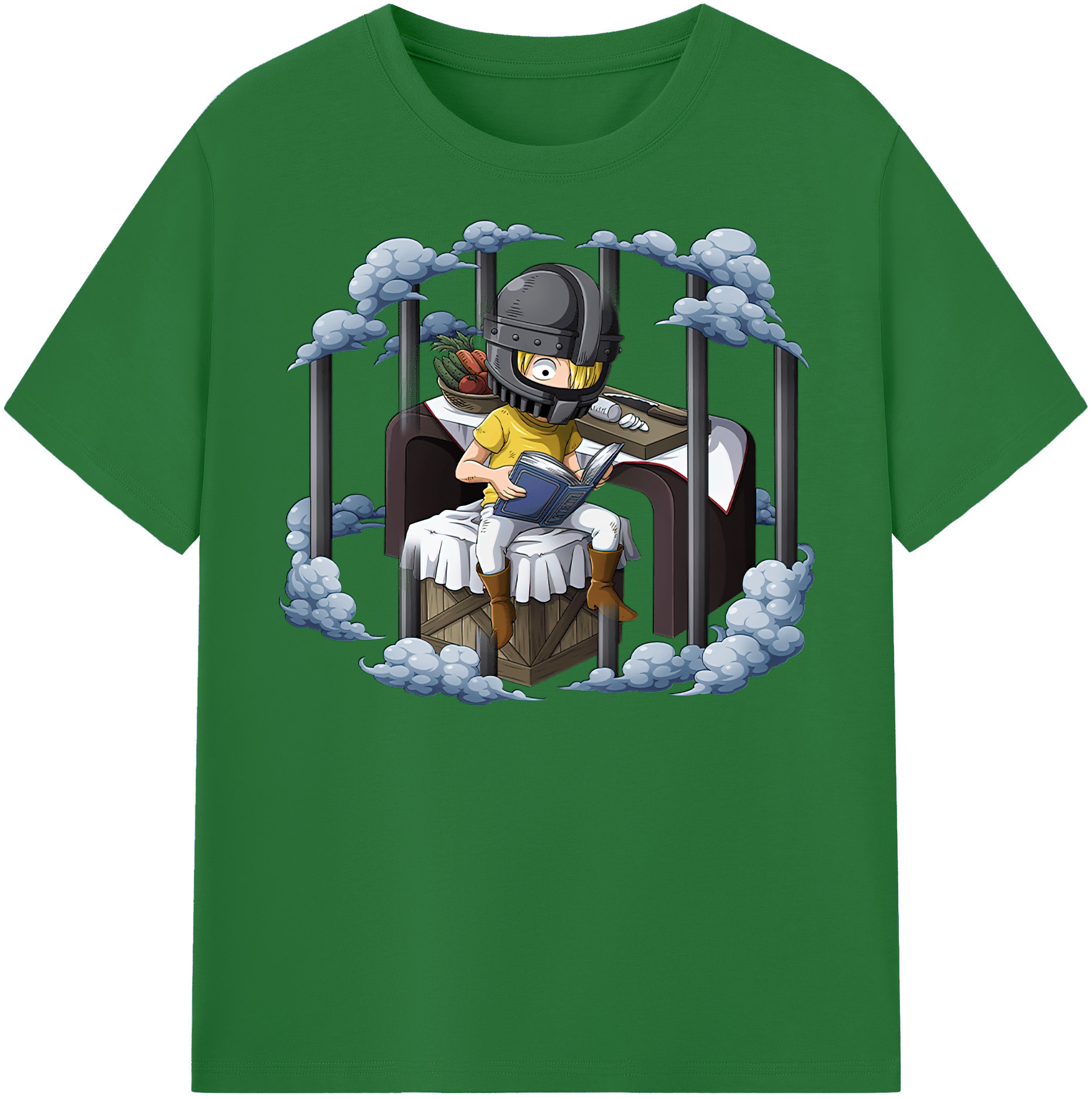 ワンピース サンジ ONE PIECE Sanji 綿100％半袖Tシャツ（フロントプリント）